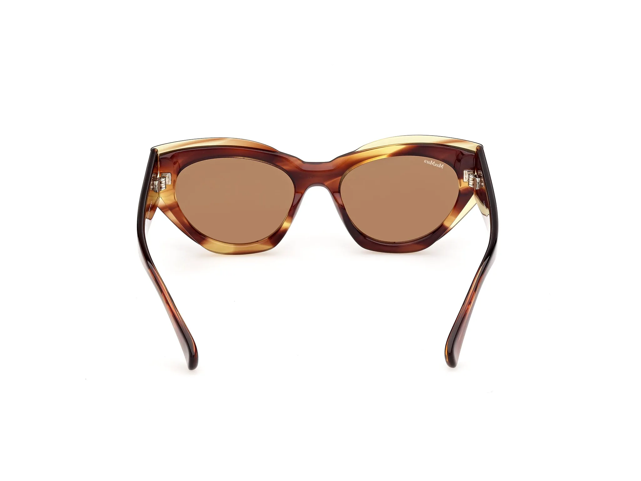 Max Mara MM0210 62E Occhiali da sole Acetato Marrone Marrone Cat Eye Normale - immagine 4