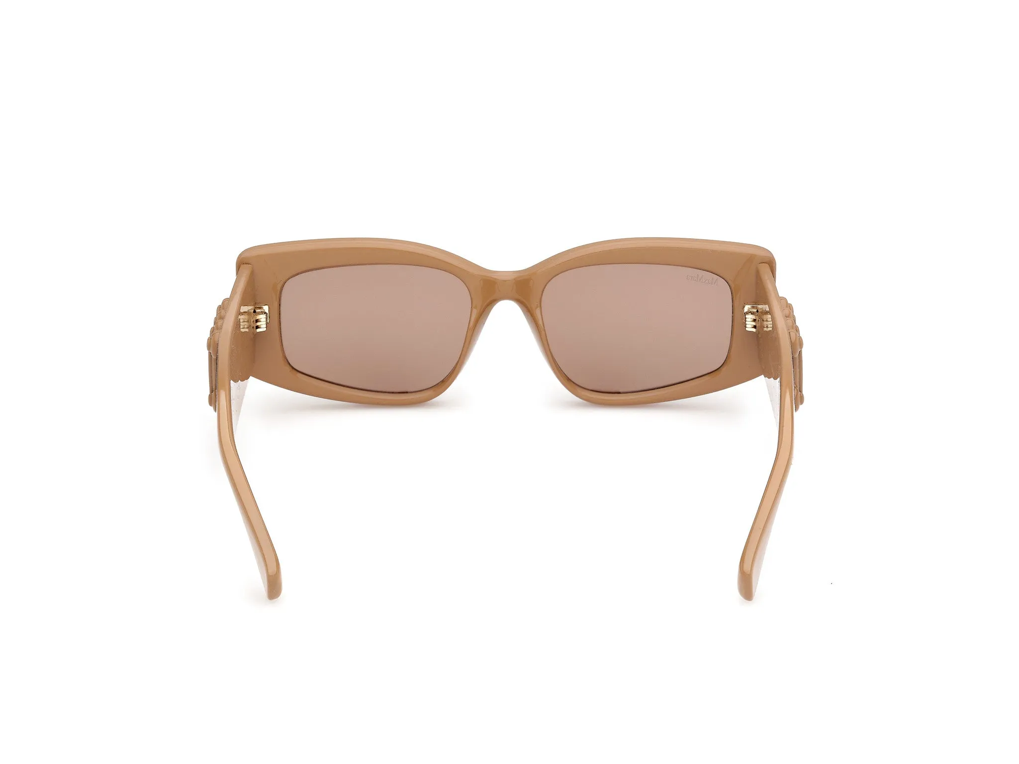 Max Mara MM0209 45E Occhiali da sole Iniettato Marrone Marrone Geometrica Normale - immagine 4