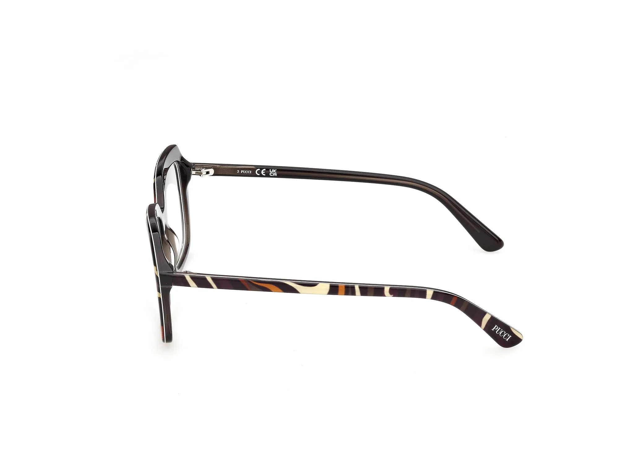 Emilio Pucci EP5295 99 Montature da vista Acetato Multi-colore Squadrata Normale - immagine 3