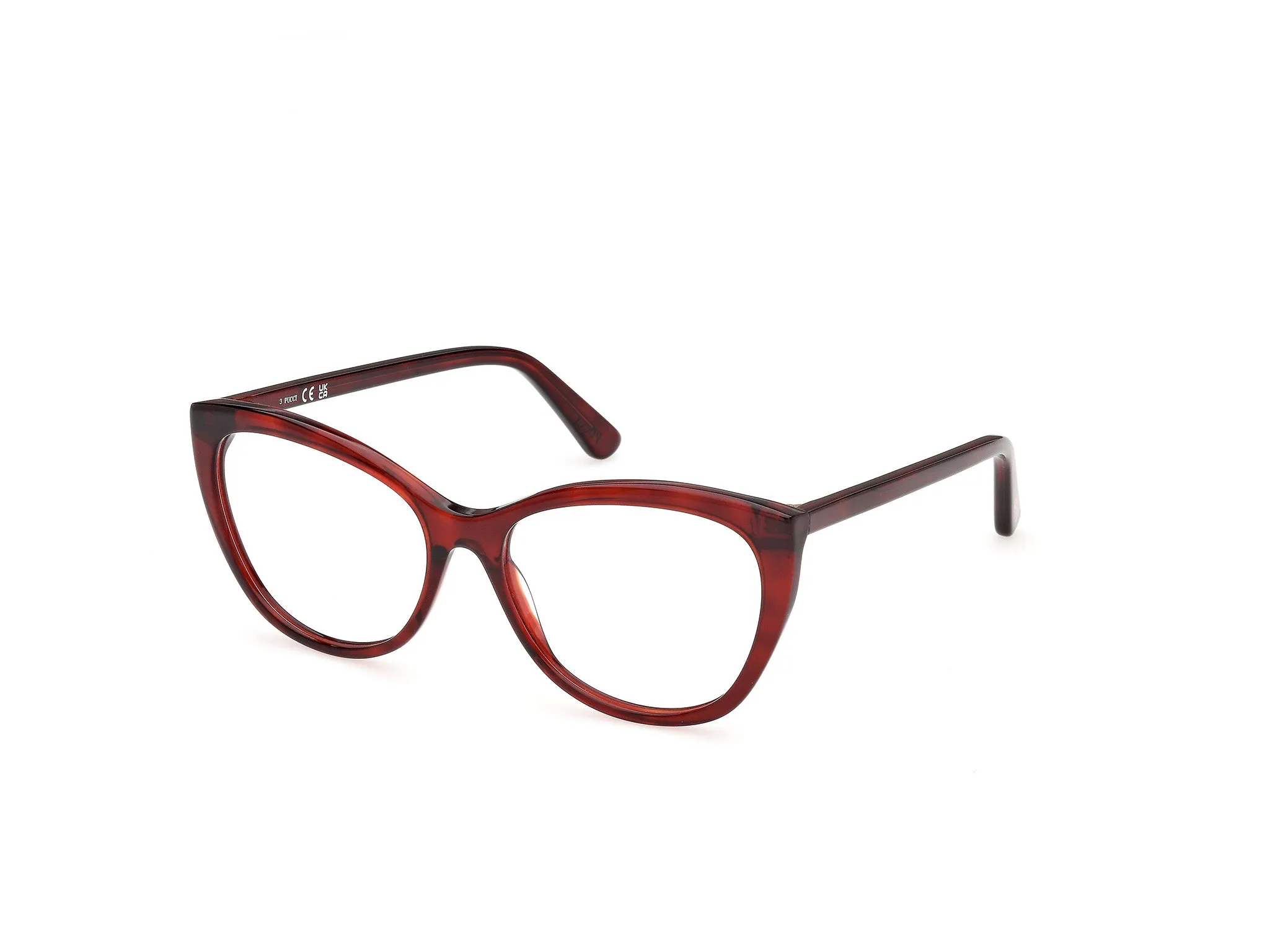 Emilio Pucci EP5294 54 Montature da vista Acetato Havana Cat Eye Normale - immagine 1