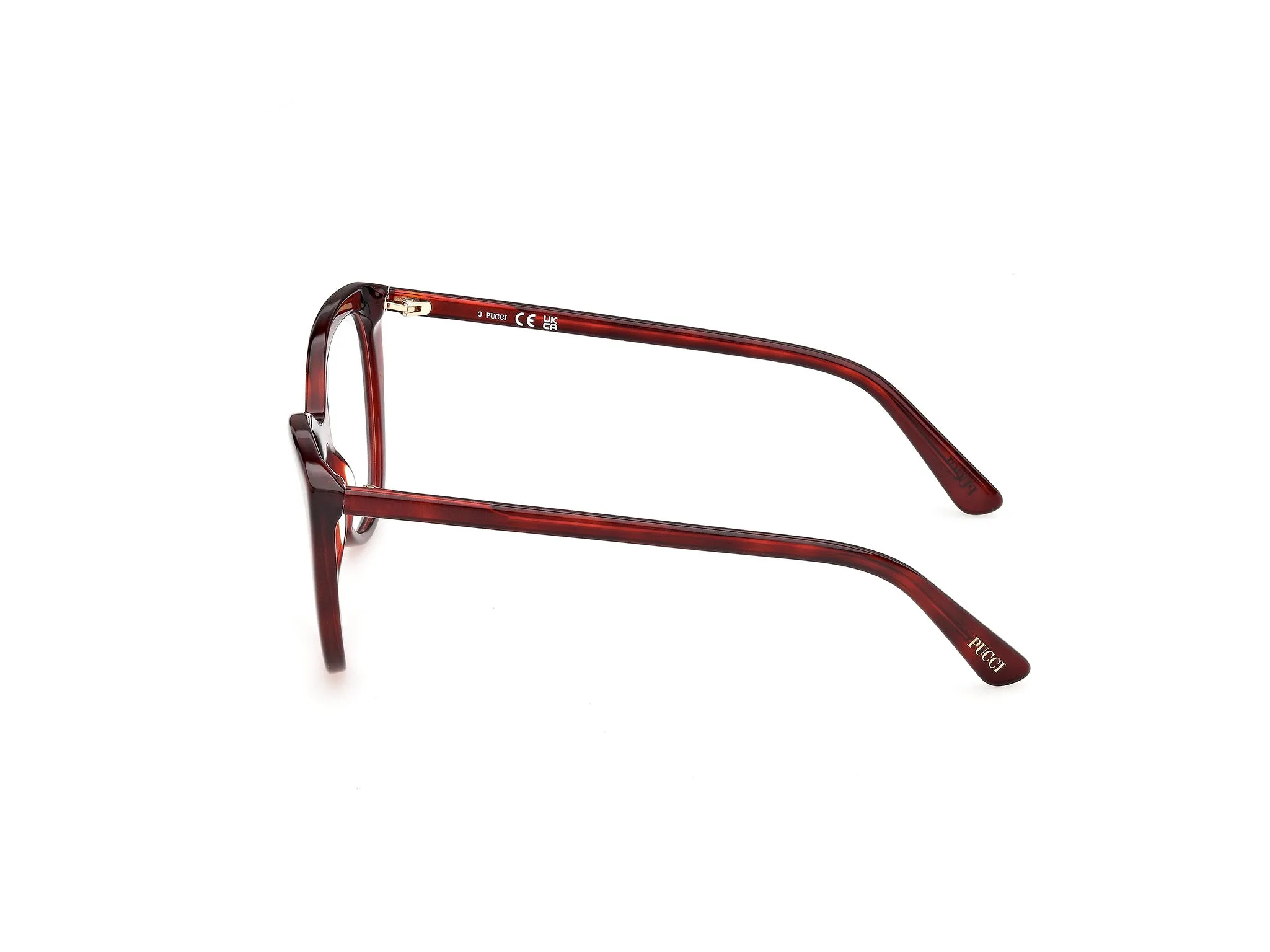 Emilio Pucci EP5294 54 Montature da vista Acetato Havana Cat Eye Normale - immagine 3