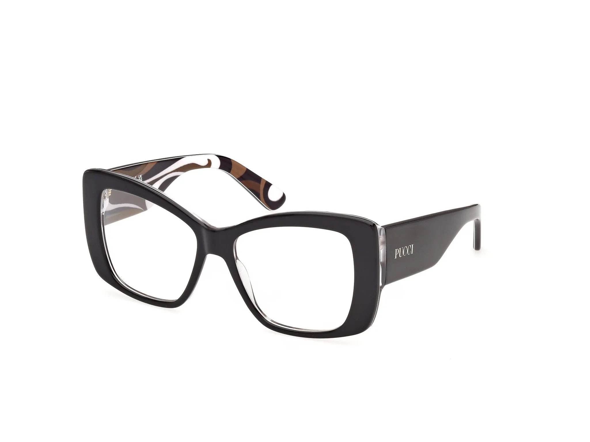 Emilio Pucci EP5292 5 Montature da vista Acetato Nero Farfalla Normale - immagine 1