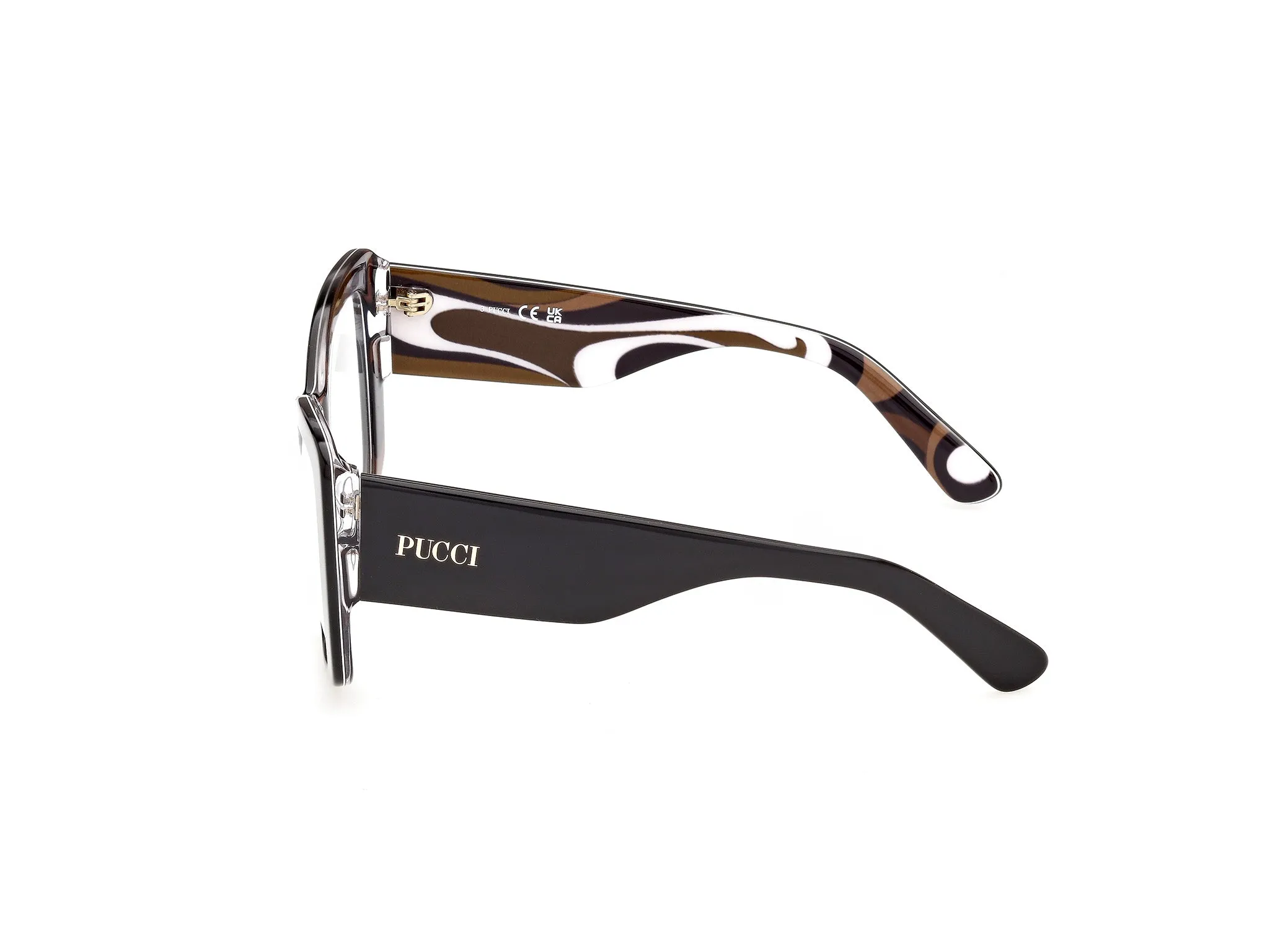 Emilio Pucci EP5292 5 Montature da vista Acetato Nero Farfalla Normale - immagine 3