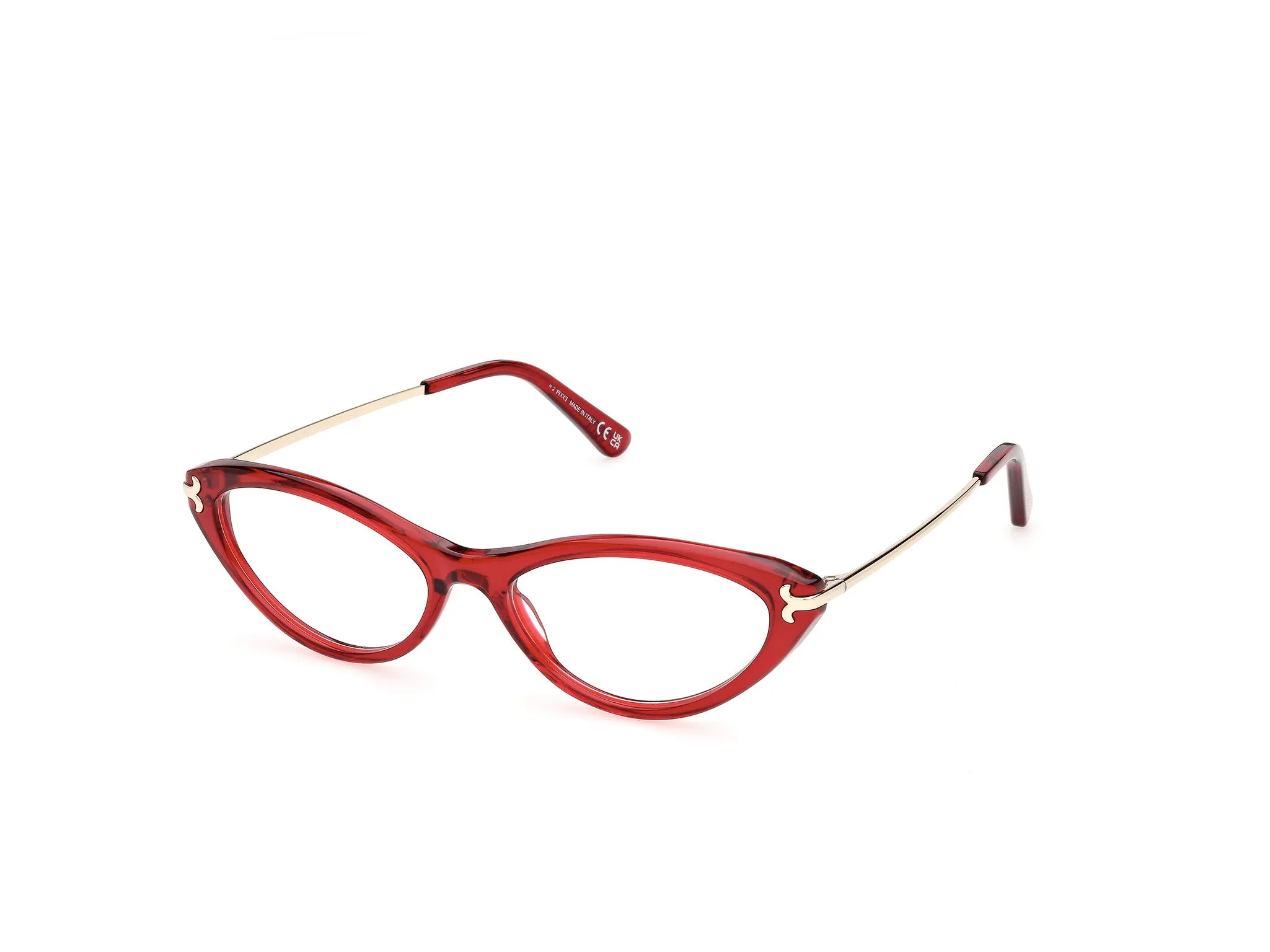 Emilio Pucci EP5290 66 Montature da vista Acetato Rosso Cat Eye Normale - immagine 1