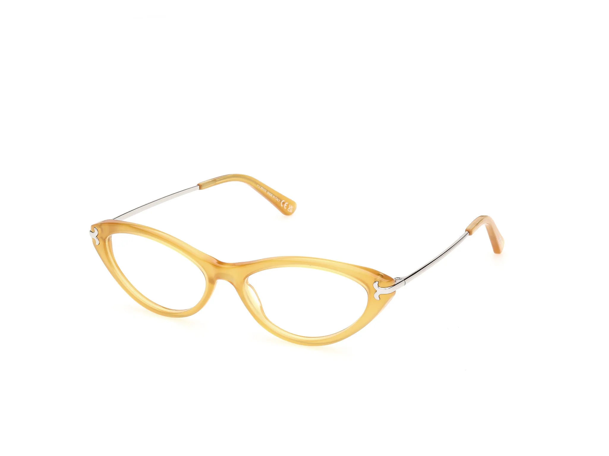 Emilio Pucci EP5290 39 Montature da vista Acetato Giallo Cat Eye Normale - immagine 1