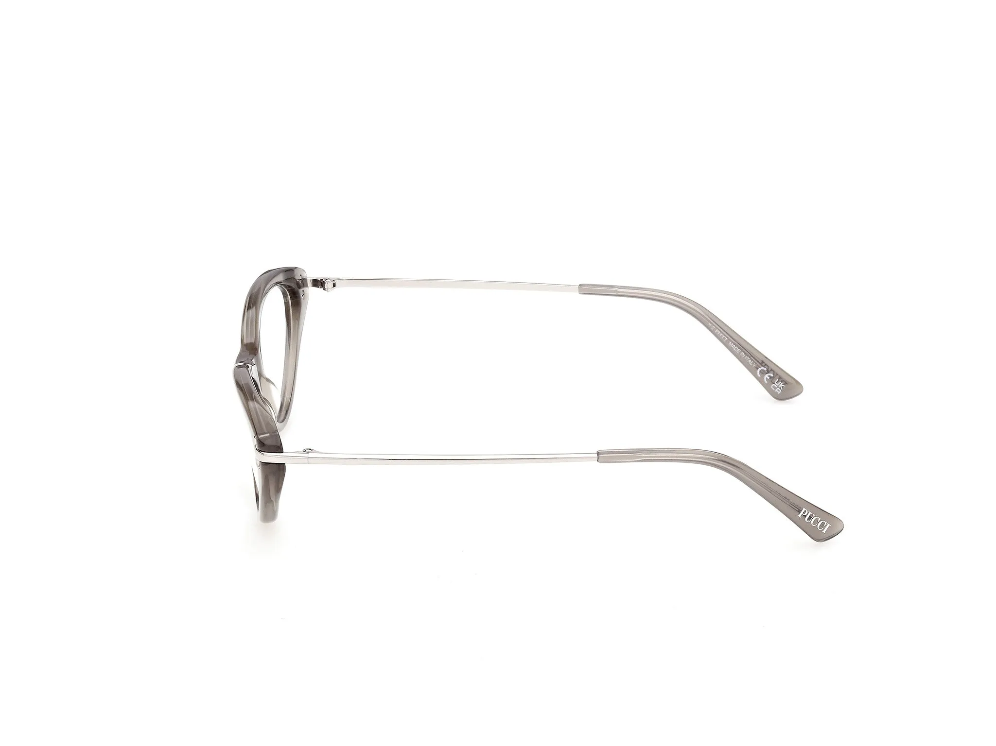 Emilio Pucci EP5290 20 Montature da vista Acetato Grigio Cat Eye Normale - immagine 3