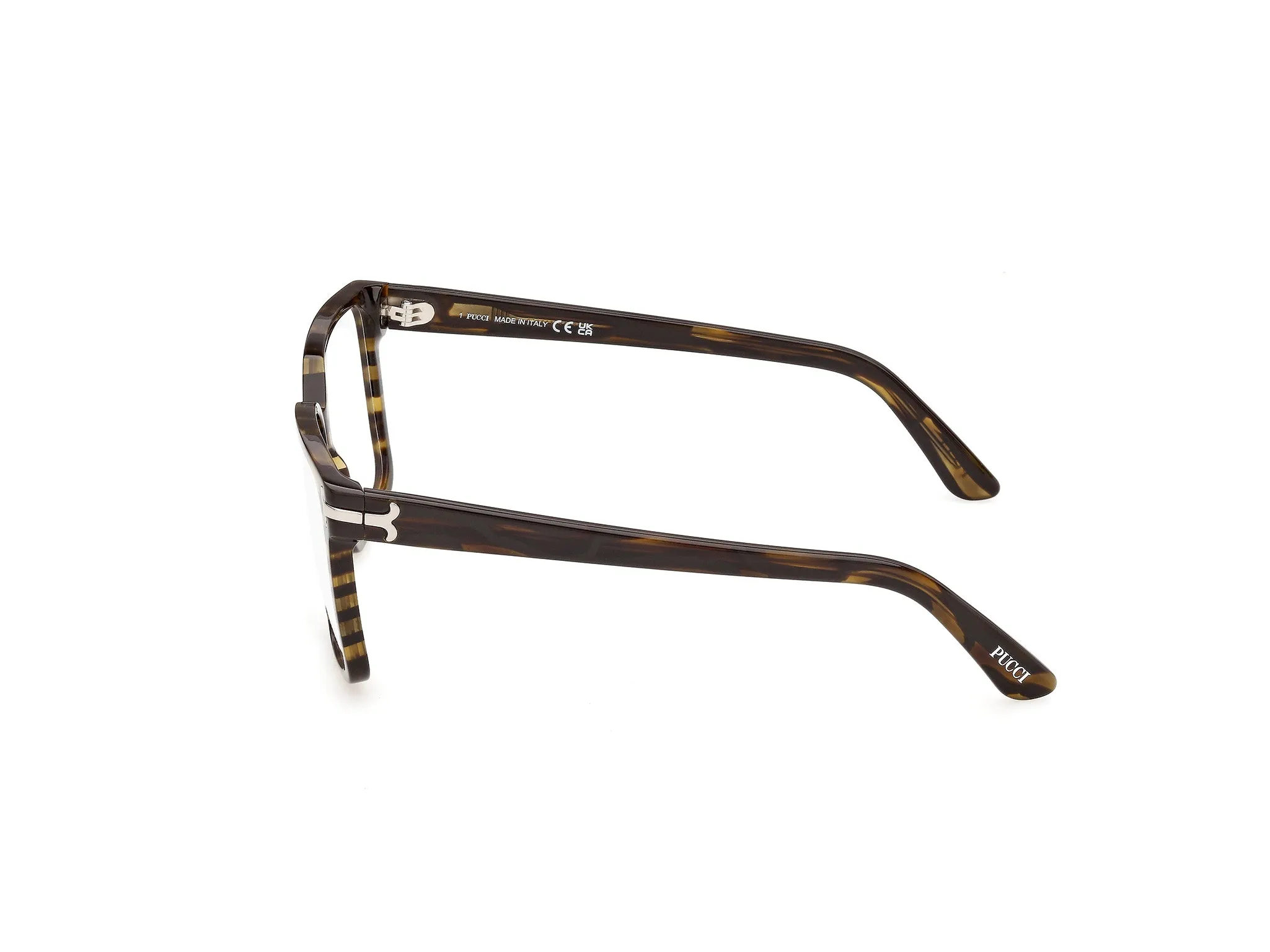 Emilio Pucci EP5289 99 Montature da vista Acetato Havana Geometrica Normale - immagine 3