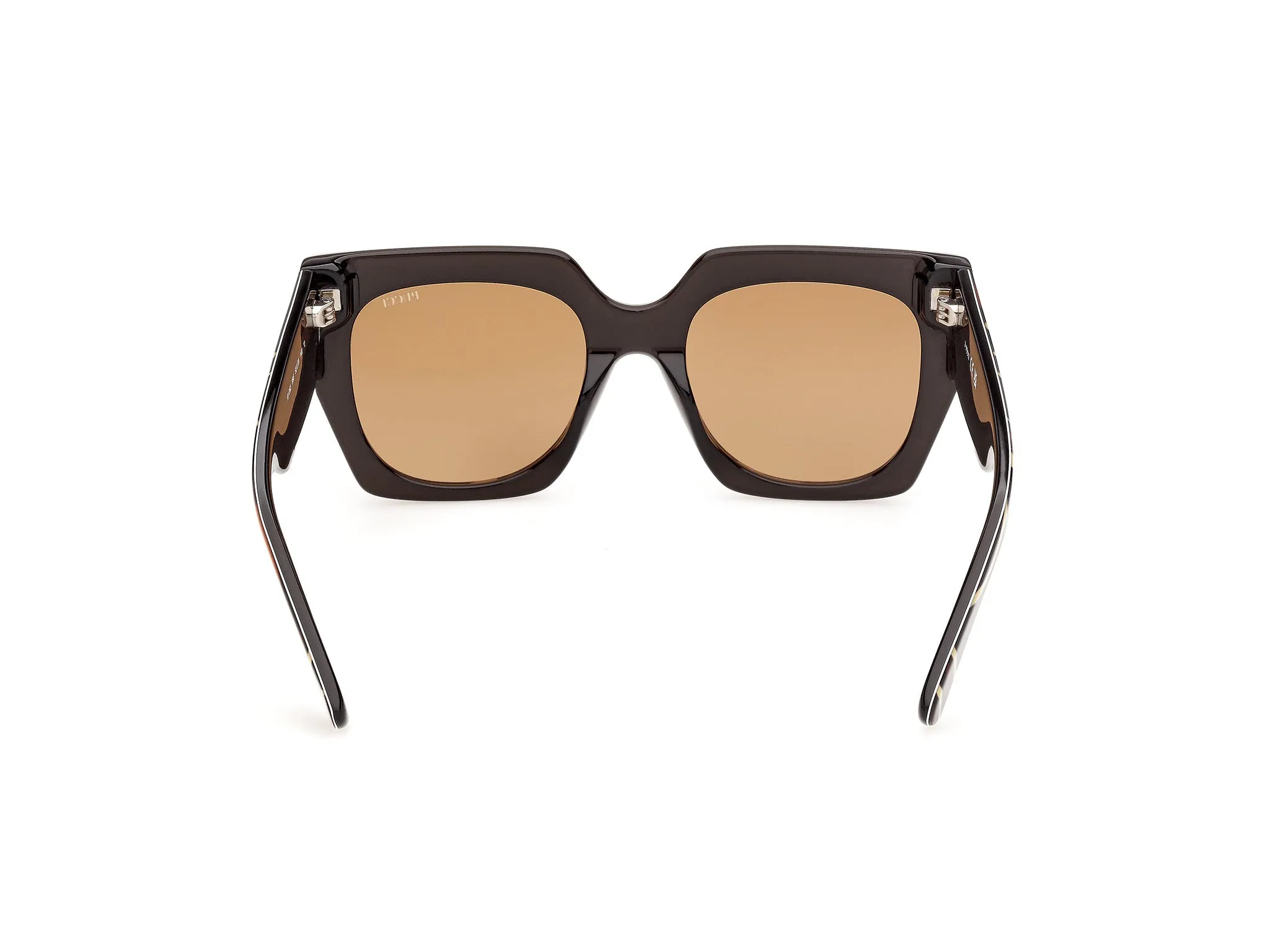 Emilio Pucci EP0262 99E Occhiali da sole Acetato Multi-colore Marrone Geometrica Normale - immagine 4