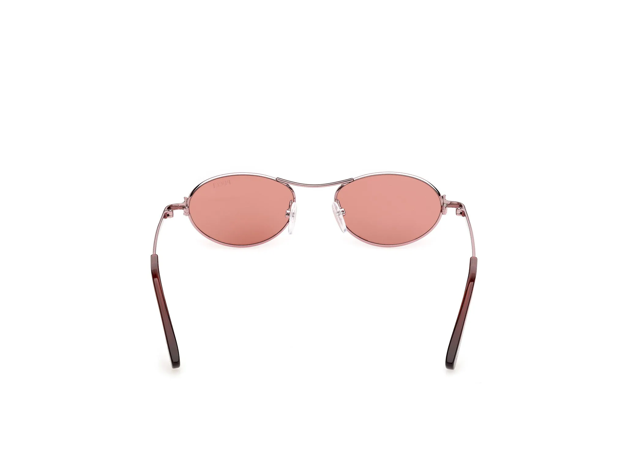 Emilio Pucci EP0261 72S Occhiali da sole Metallo Rosa Bordeaux Rotonda Normale - immagine 4