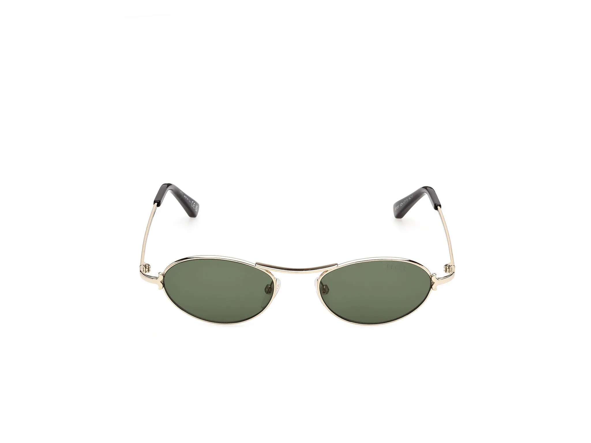 Emilio Pucci EP0261 32N Occhiali da sole Metallo Oro Verde Rotonda Normale - immagine 2