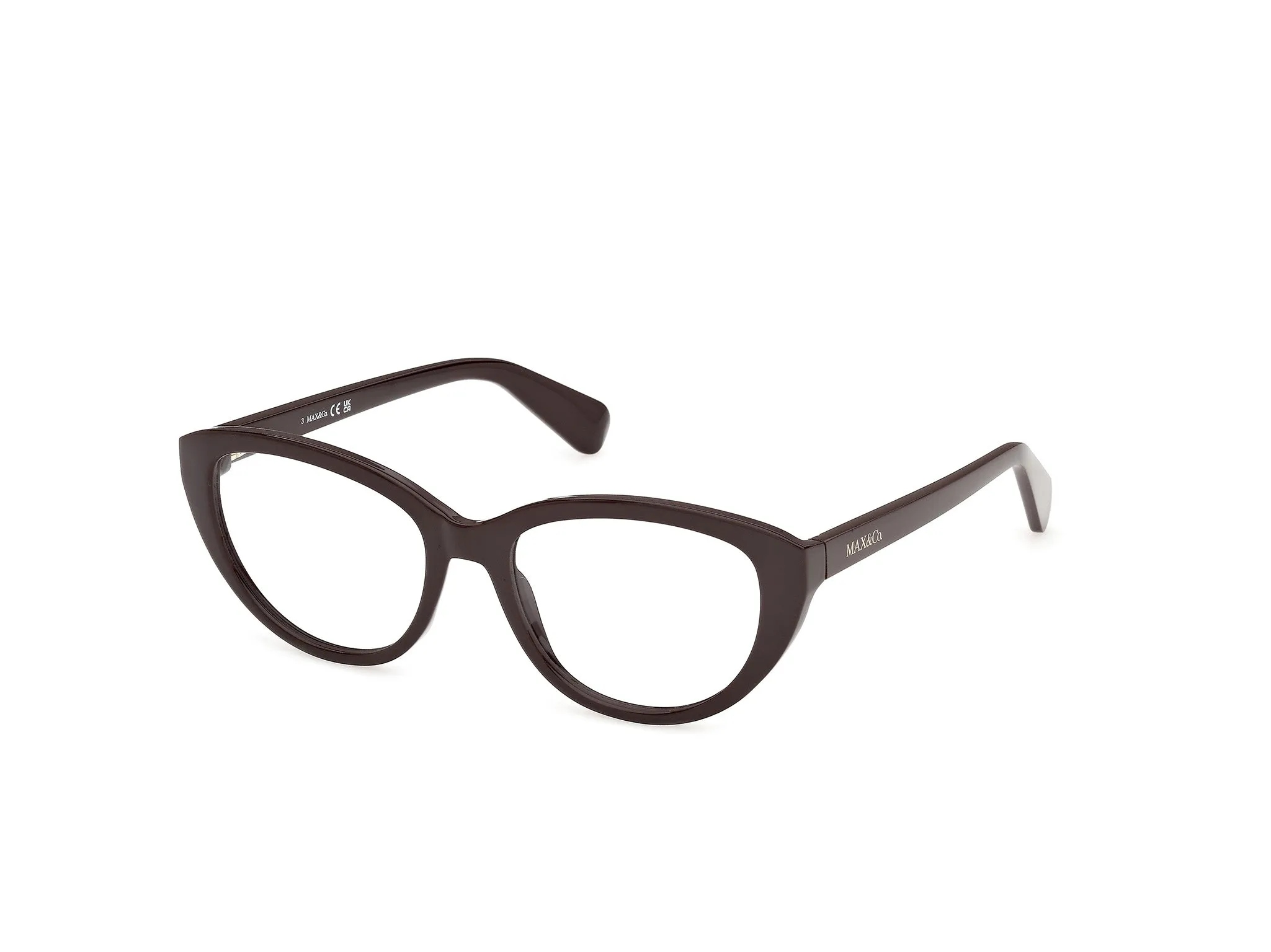 MAX&Co MO5243 48 Montature da vista Iniettato Marrone Rotonda Normale - immagine 1