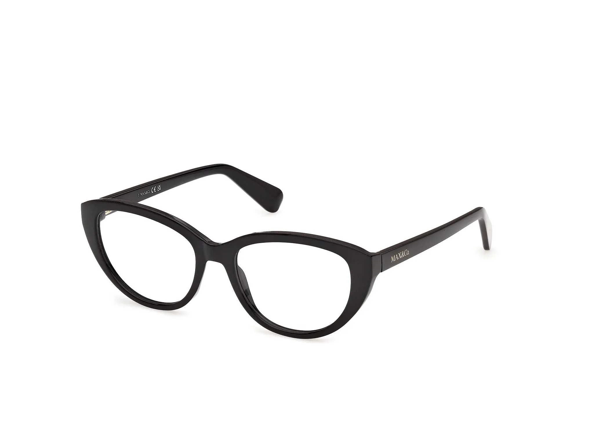 MAX&Co MO5243 1 Montature da vista Iniettato Nero Rotonda Normale - immagine 1