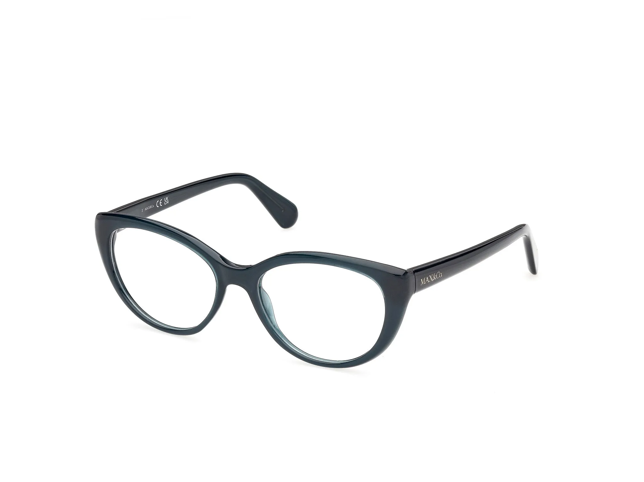 MAX&Co MO5242 96 Montature da vista Iniettato Verde Rotonda Normale - immagine 1