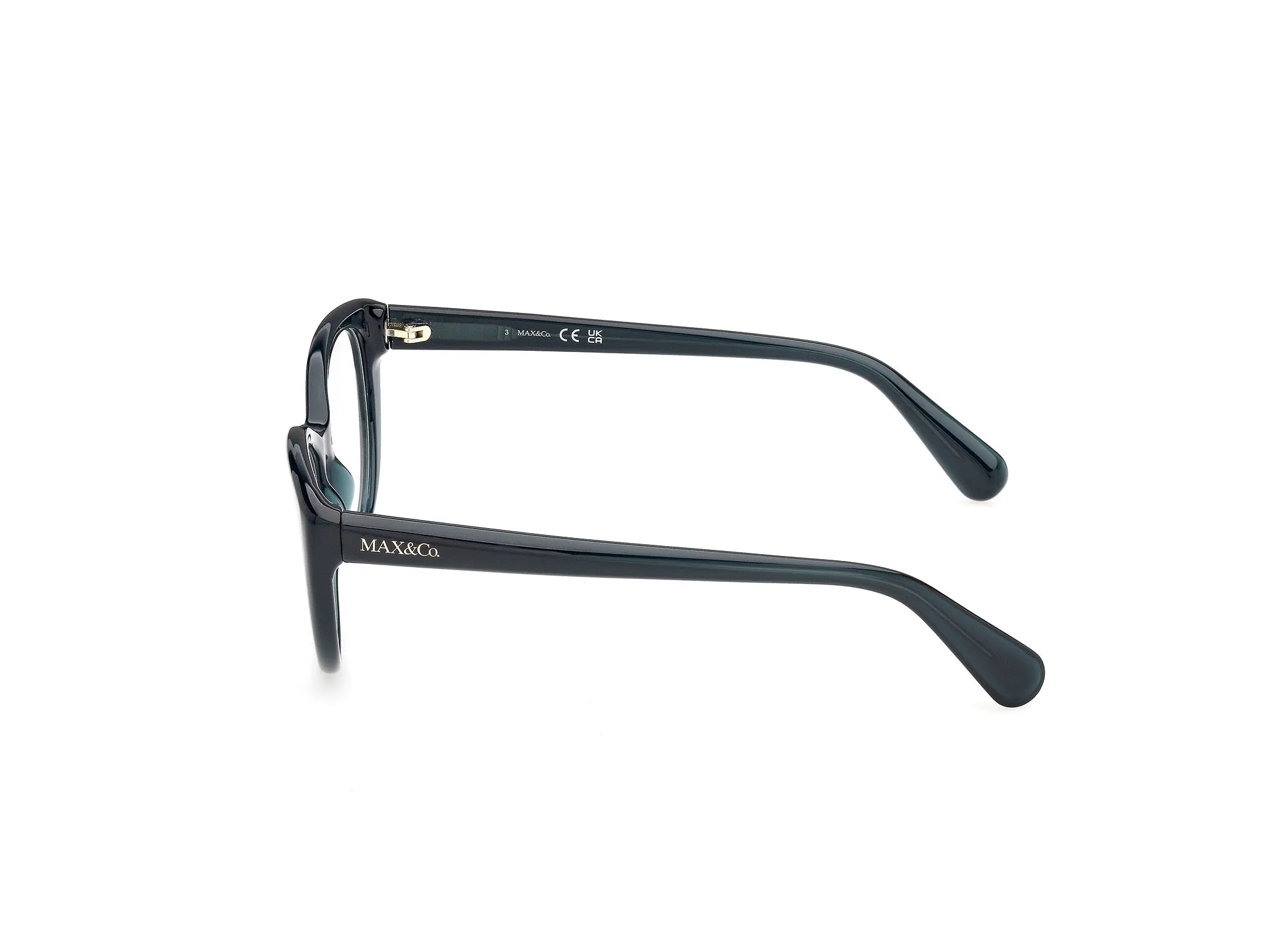 MAX&Co MO5242 96 Montature da vista Iniettato Verde Rotonda Normale - immagine 3