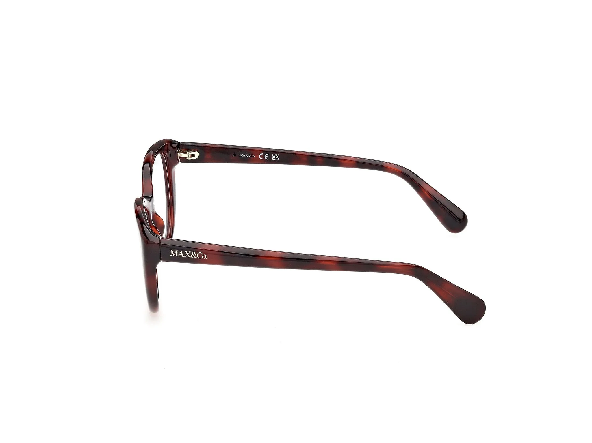 MAX&Co MO5242 52 Montature da vista Iniettato Havana Rotonda Normale - immagine 3