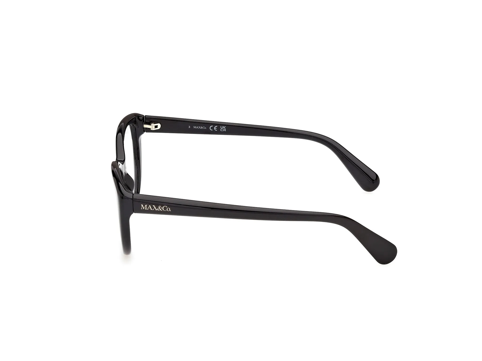 MAX&Co MO5242 1 Montature da vista Iniettato Nero Rotonda Normale - immagine 3