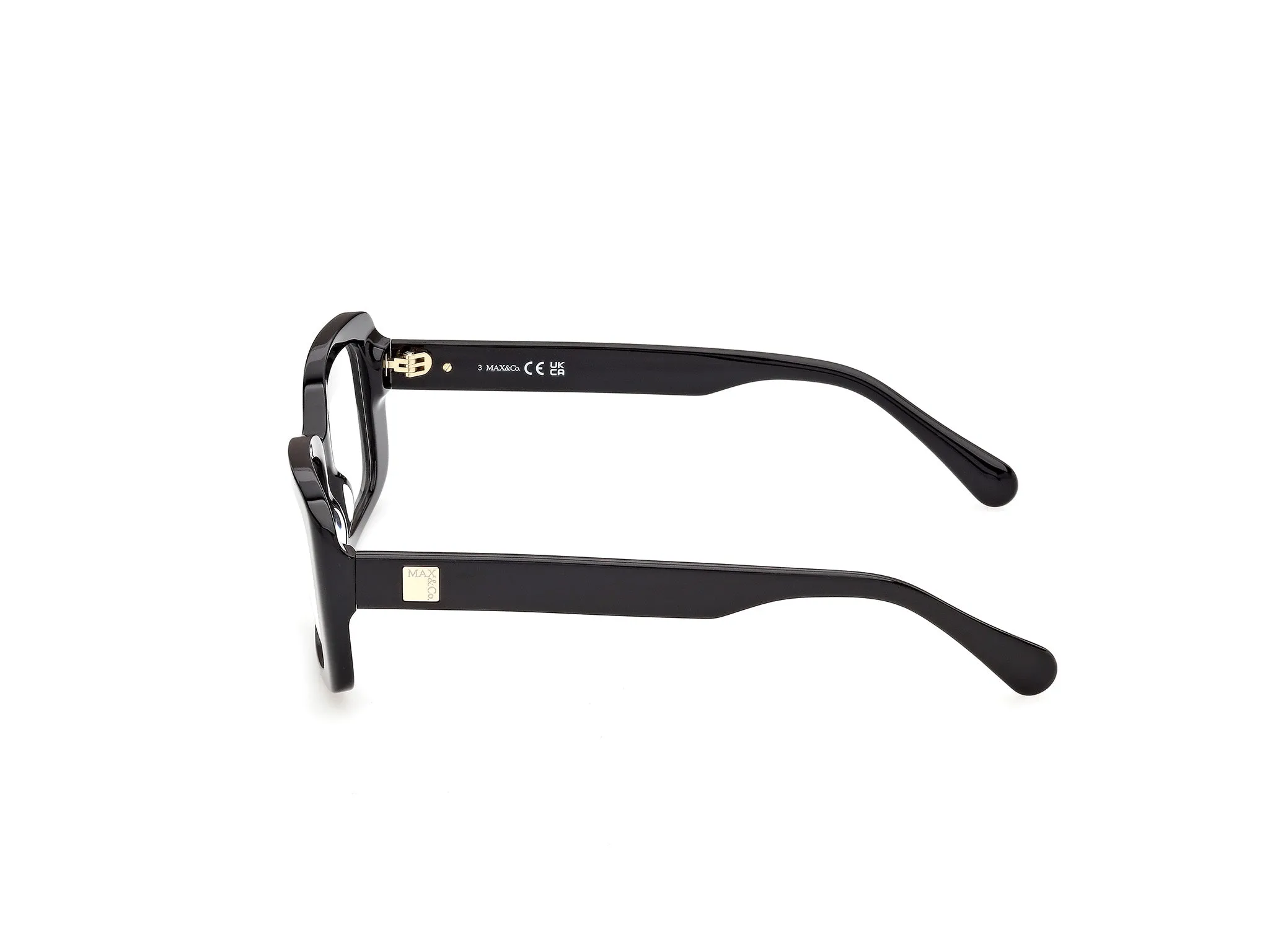 MAX&Co MO5241 1 Montature da vista Acetato Nero Squadrata Normale - immagine 3