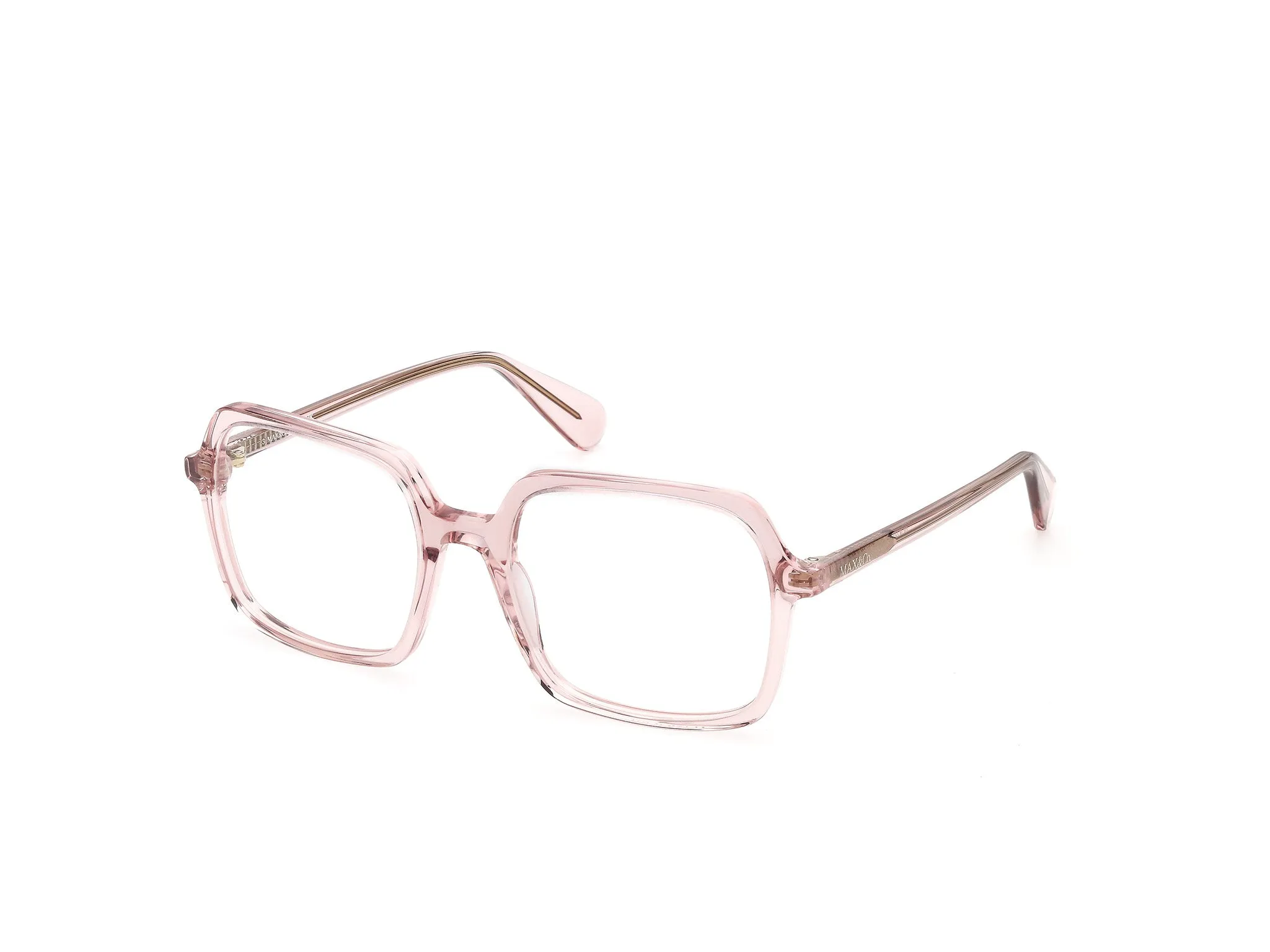 MAX&Co MO5239 72 Montature da vista Acetato Rosa Squadrata Normale - immagine 1