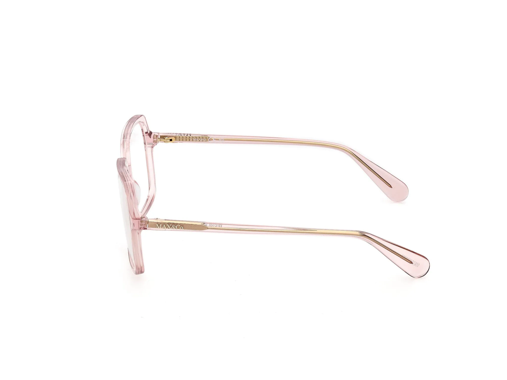 MAX&Co MO5239 72 Montature da vista Acetato Rosa Squadrata Normale - immagine 3