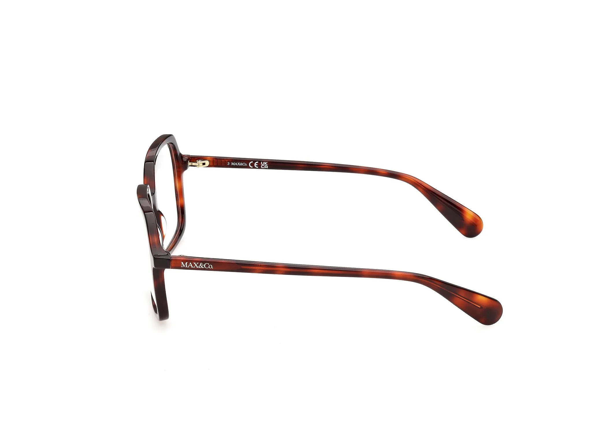 MAX&Co MO5239 52 Montature da vista Acetato Havana Squadrata Normale - immagine 3