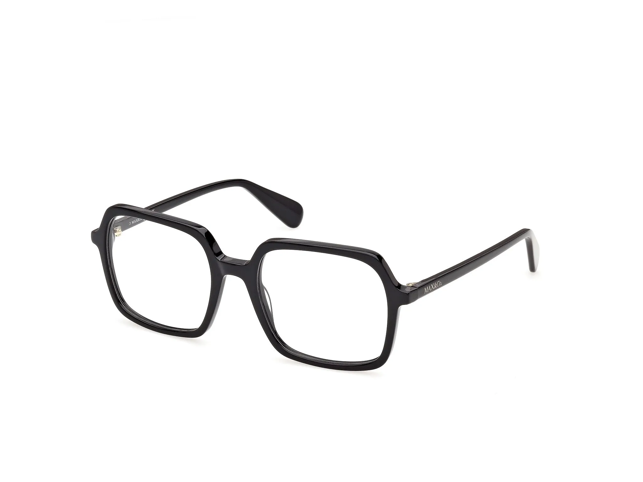 MAX&Co MO5239 1 Montature da vista Acetato Nero Squadrata Normale - immagine 1
