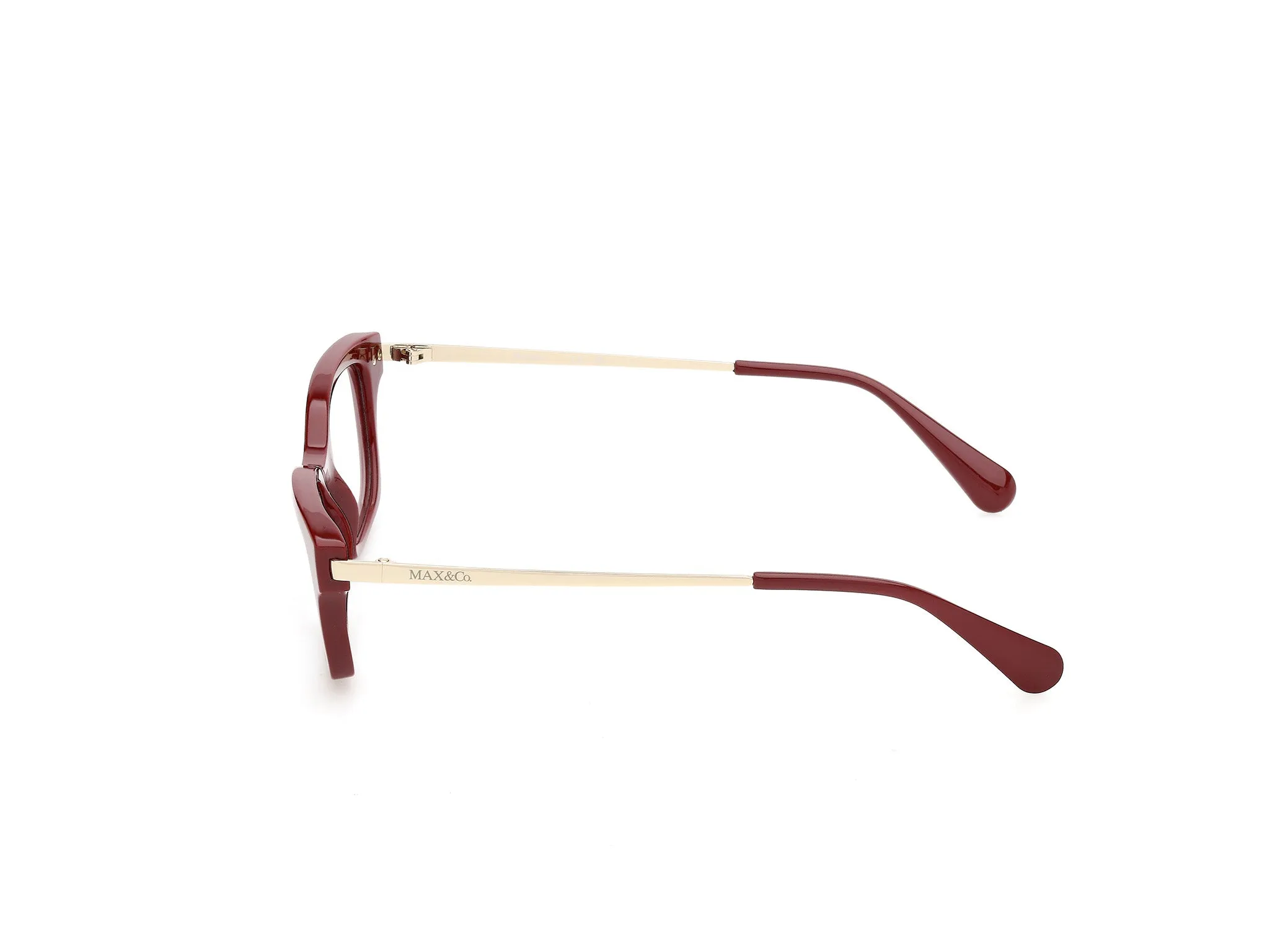 MAX&Co MO5237 69 Montature da vista Iniettato Bordeaux Squadrata Normale - immagine 3
