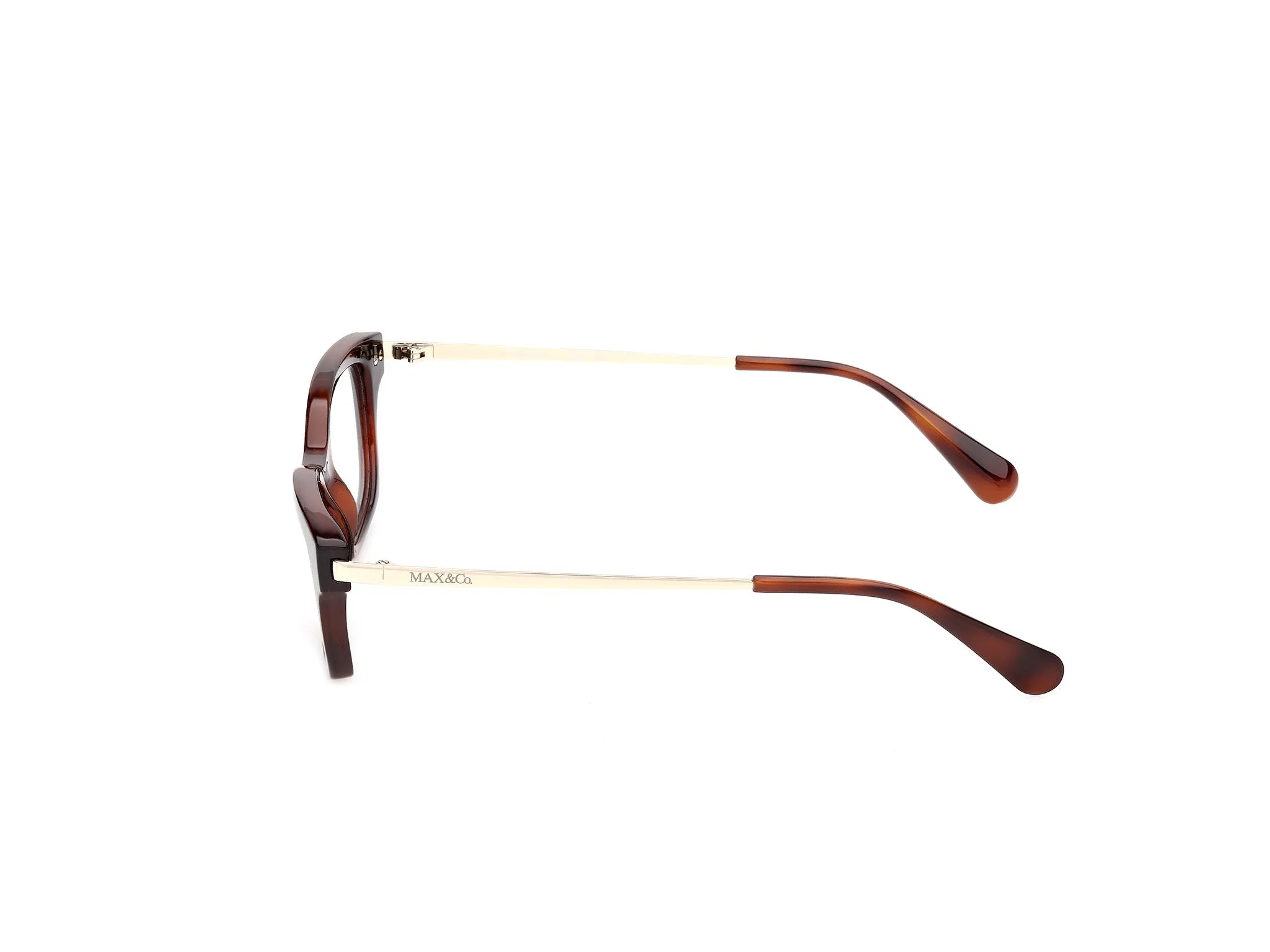 MAX&Co MO5237 52 Montature da vista Iniettato Havana Squadrata Normale - immagine 3