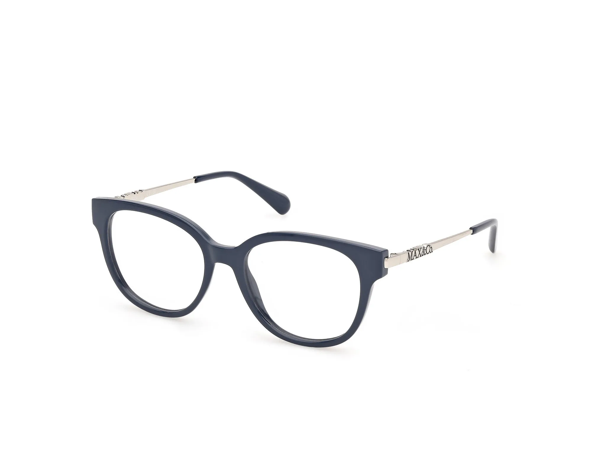 MAX&Co MO5235 90 Montature da vista Iniettato Blu Rotonda Normale - immagine 1