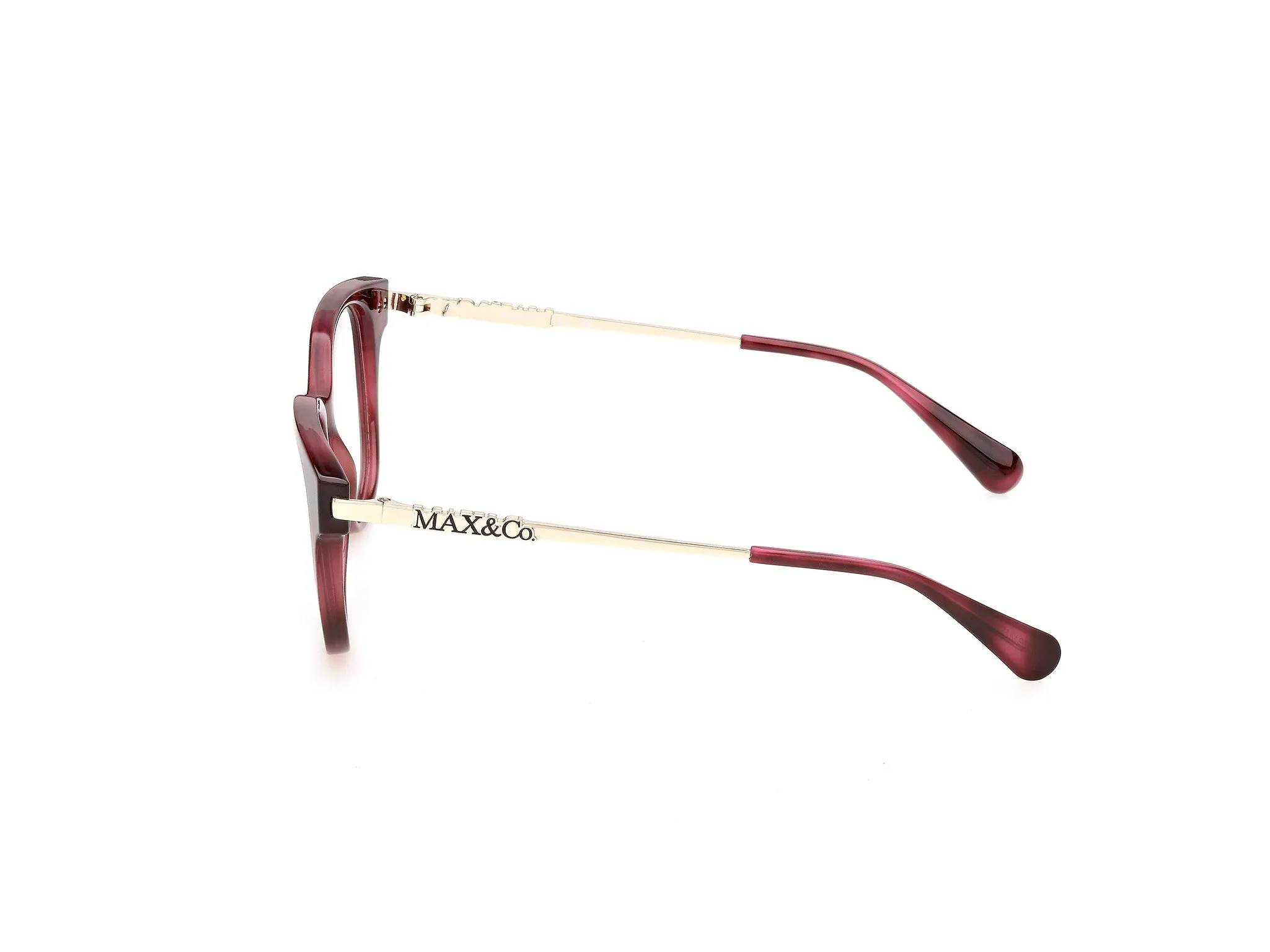 MAX&Co MO5235 54 Montature da vista Iniettato Havana Rotonda Normale - immagine 3