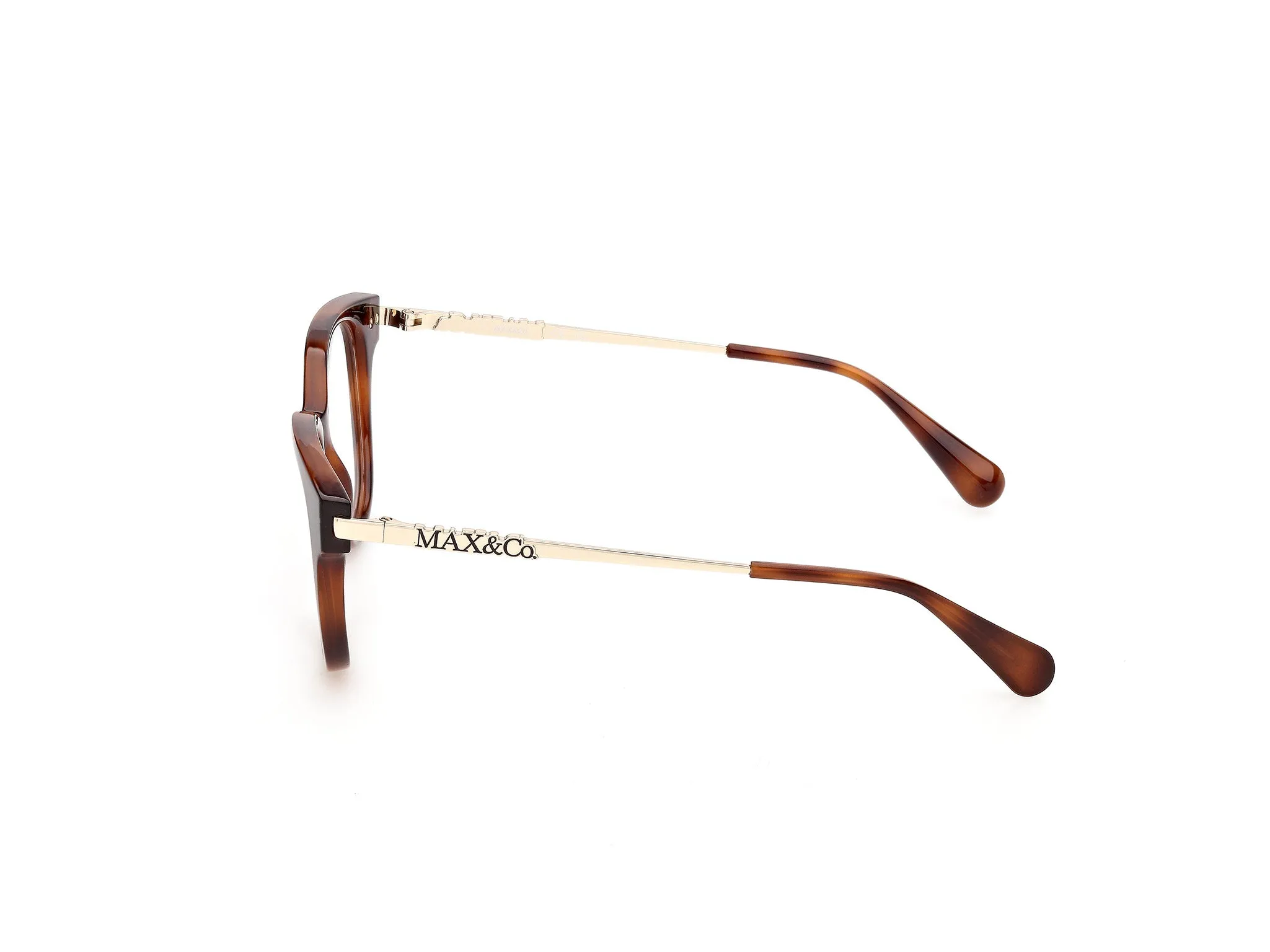 MAX&Co MO5235 52 Montature da vista Iniettato Havana Rotonda Normale - immagine 3