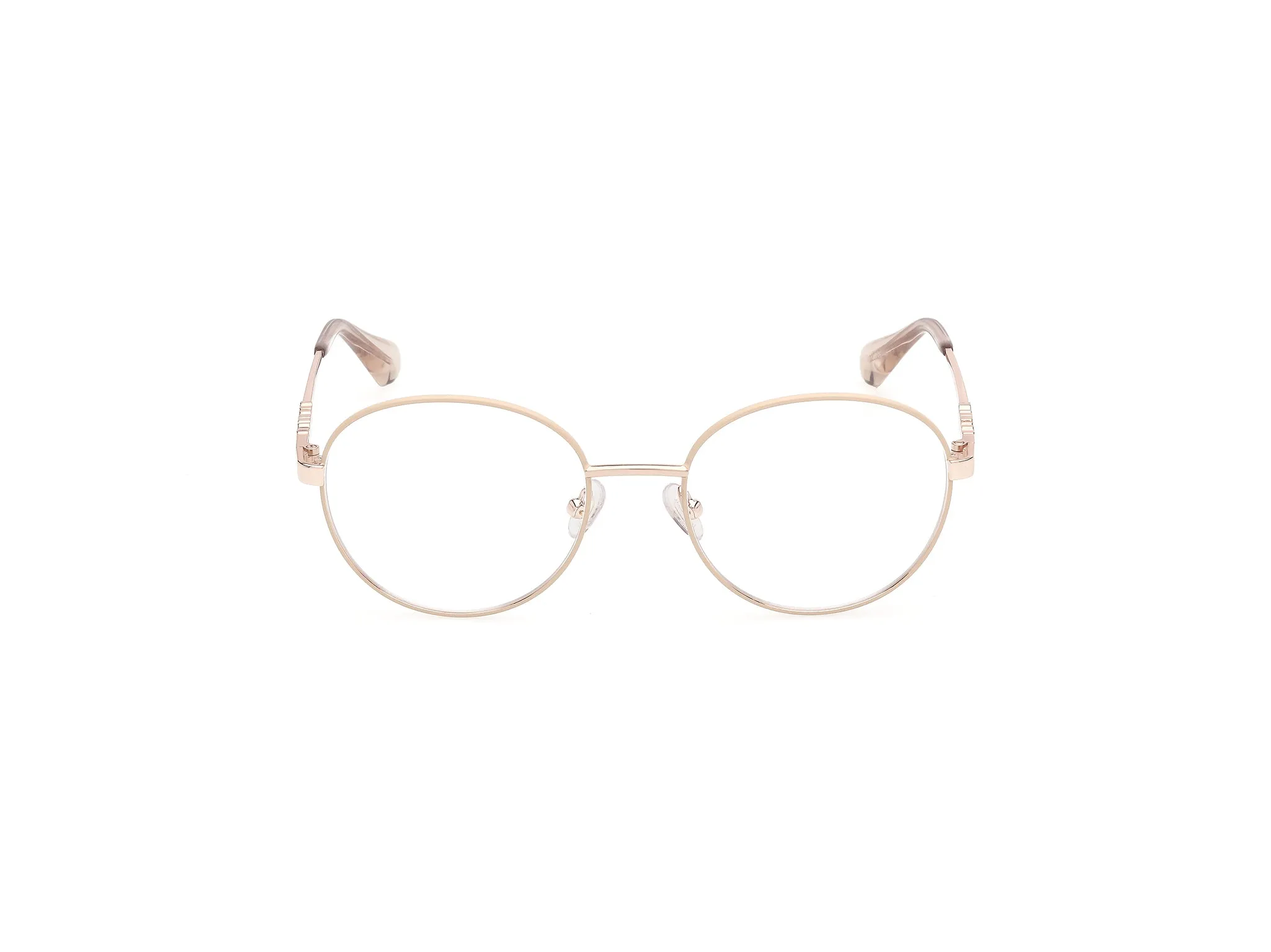 MAX&Co MO5234 28 Montature da vista Metallo Beige Rotonda Normale - immagine 2