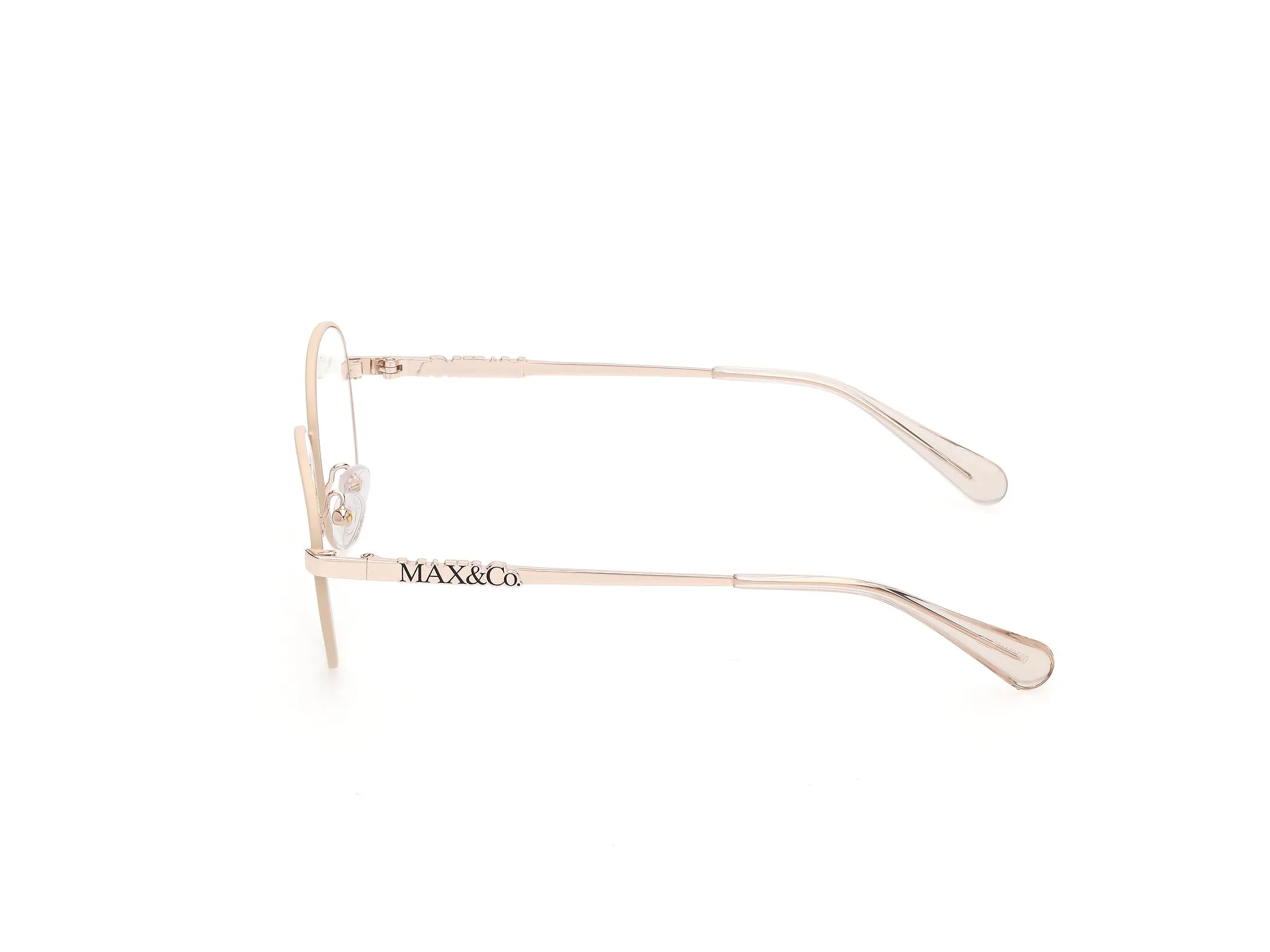 MAX&Co MO5234 28 Montature da vista Metallo Beige Rotonda Normale - immagine 3