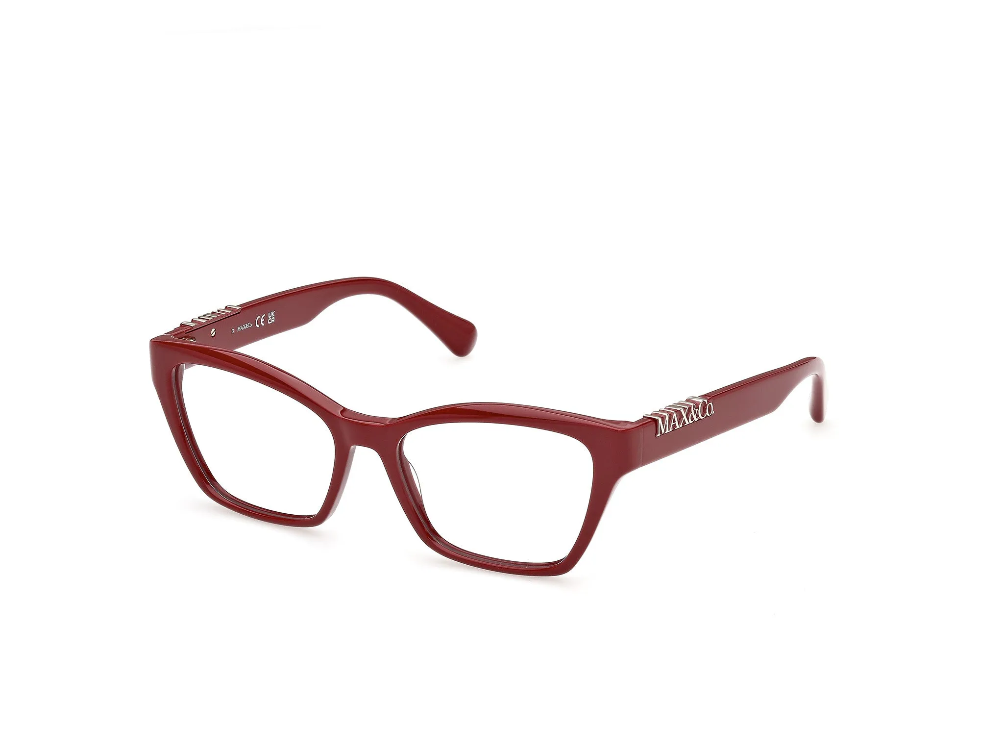 MAX&Co MO5232 69 Montature da vista Acetato Bordeaux Squadrata Normale - immagine 1