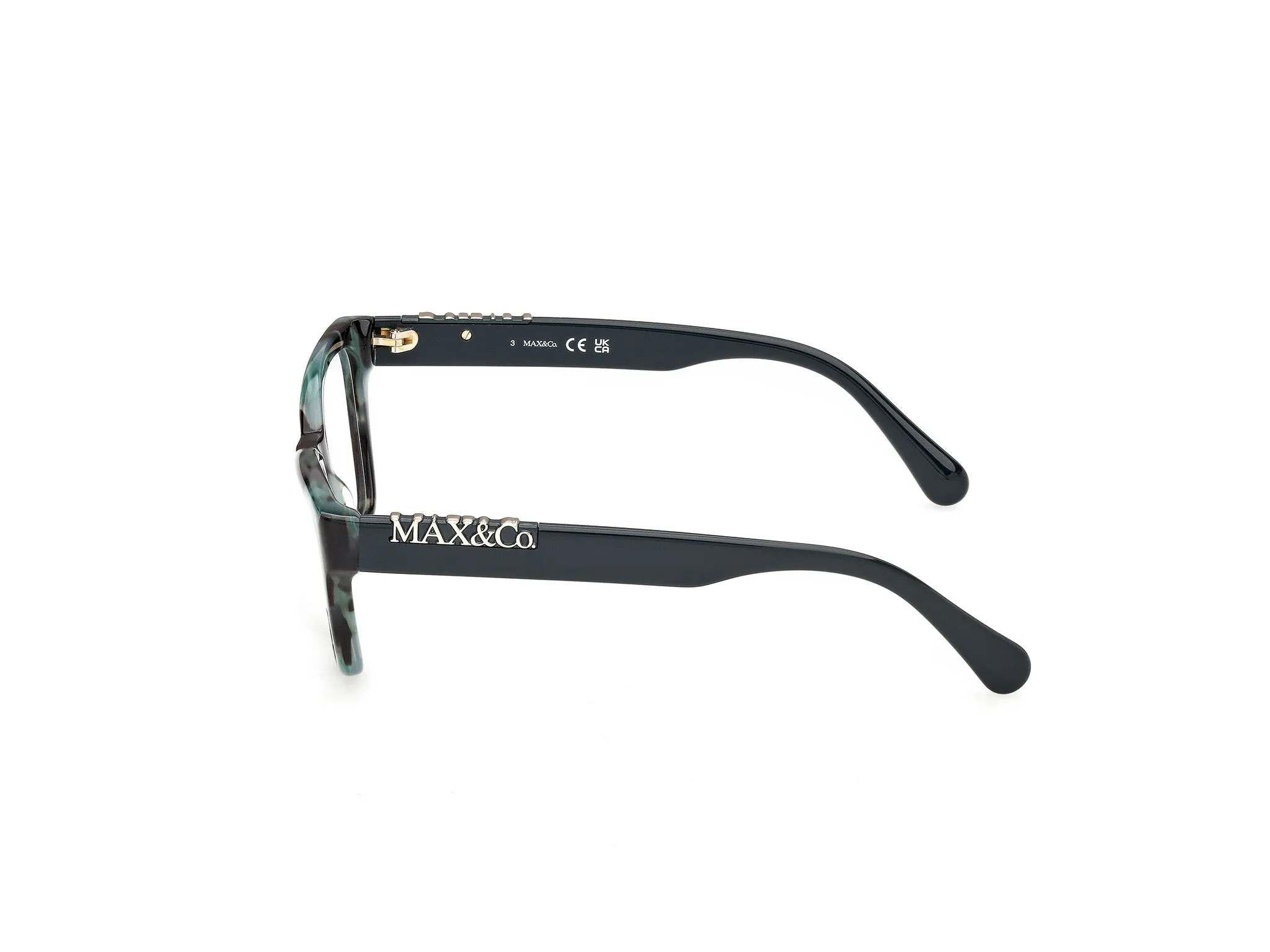 MAX&Co MO5232 55 Montature da vista Acetato Havana Squadrata Normale - immagine 3