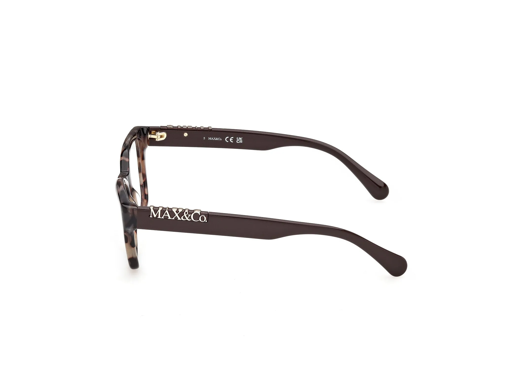 MAX&Co MO5232 52 Montature da vista Acetato Havana Squadrata Normale - immagine 3