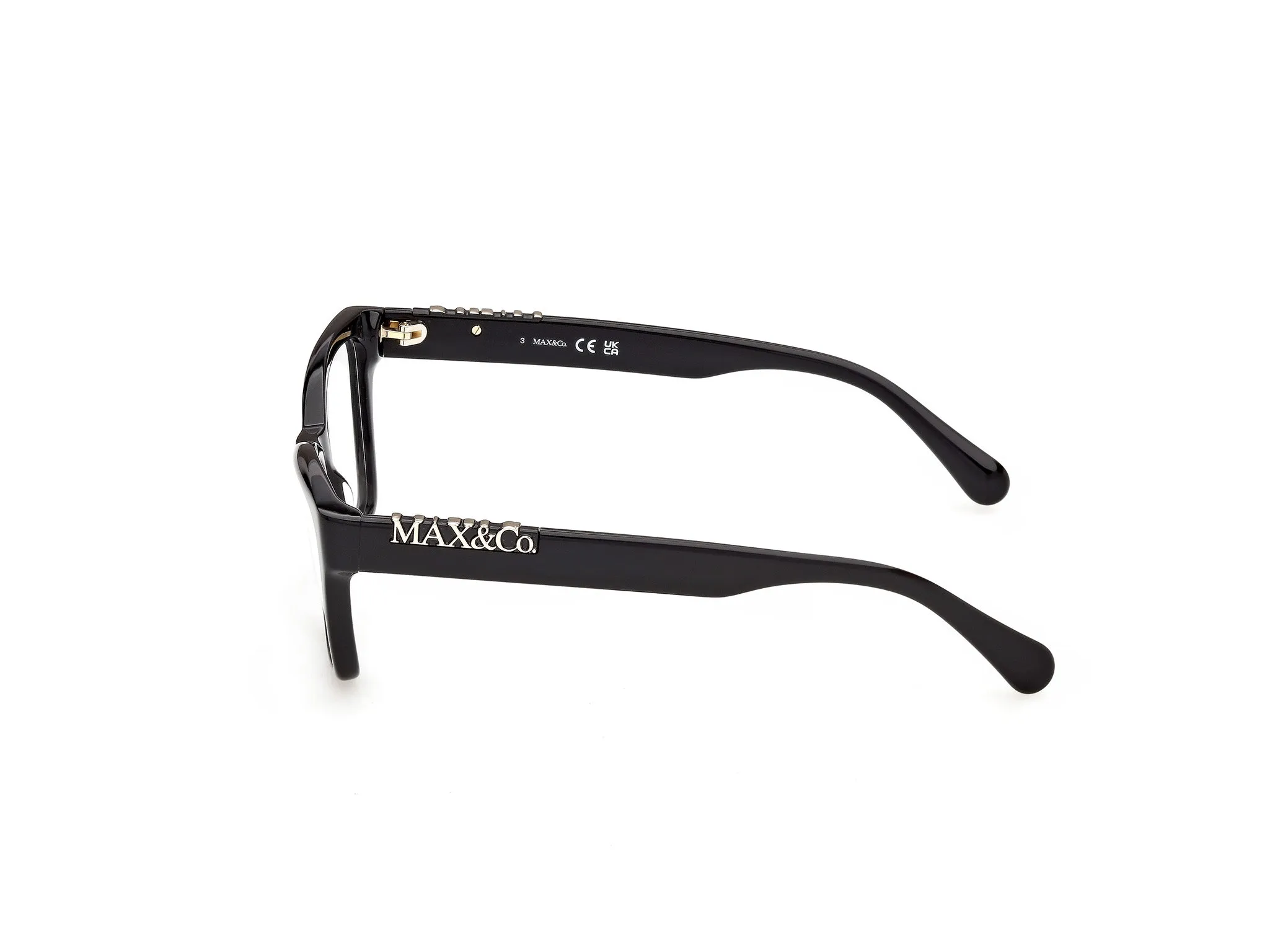MAX&Co MO5232 1 Montature da vista Acetato Nero Squadrata Normale - immagine 3