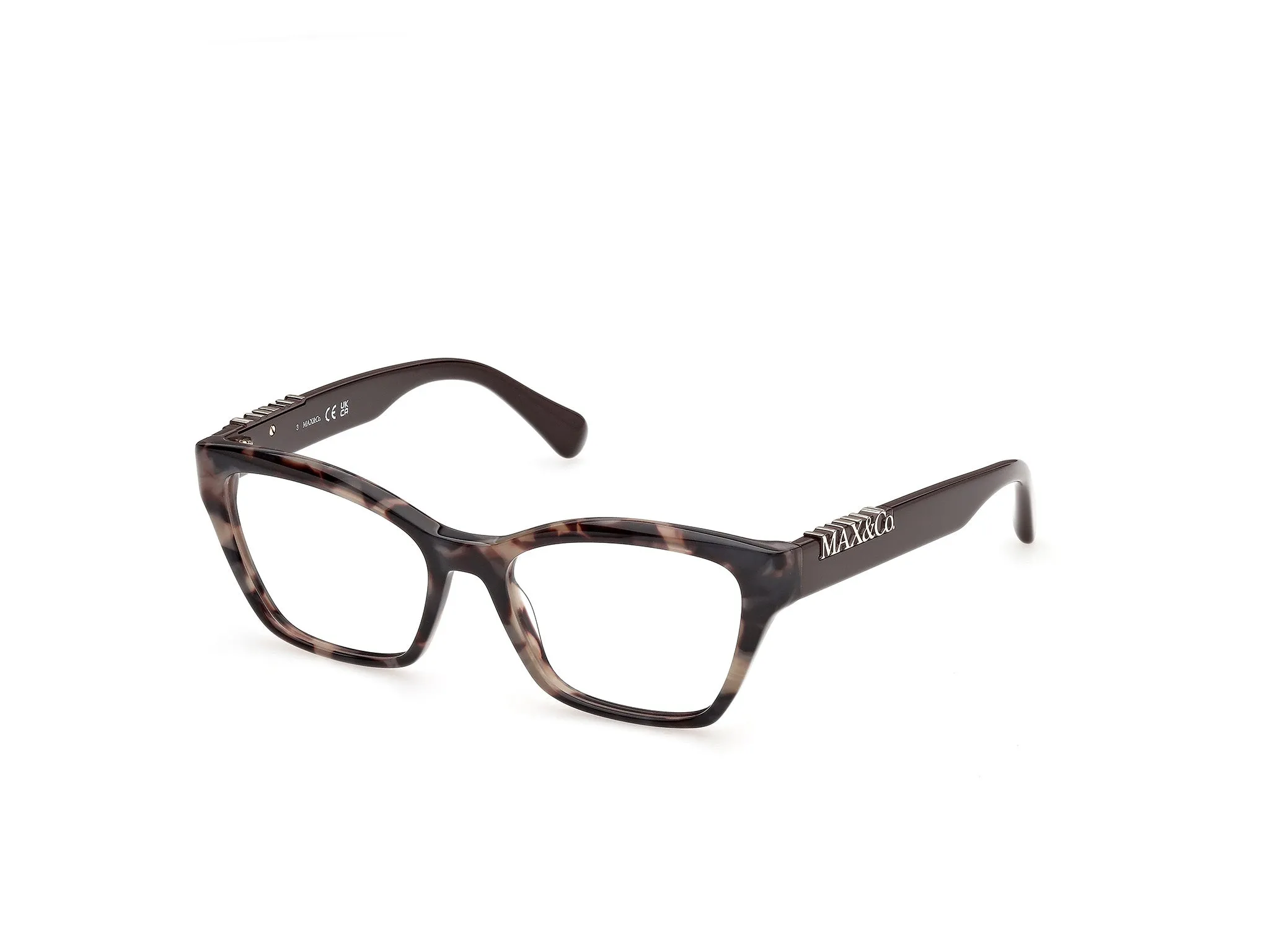 MAX&Co MO5232 52 Montature da vista Acetato Havana Squadrata Normale - immagine 1
