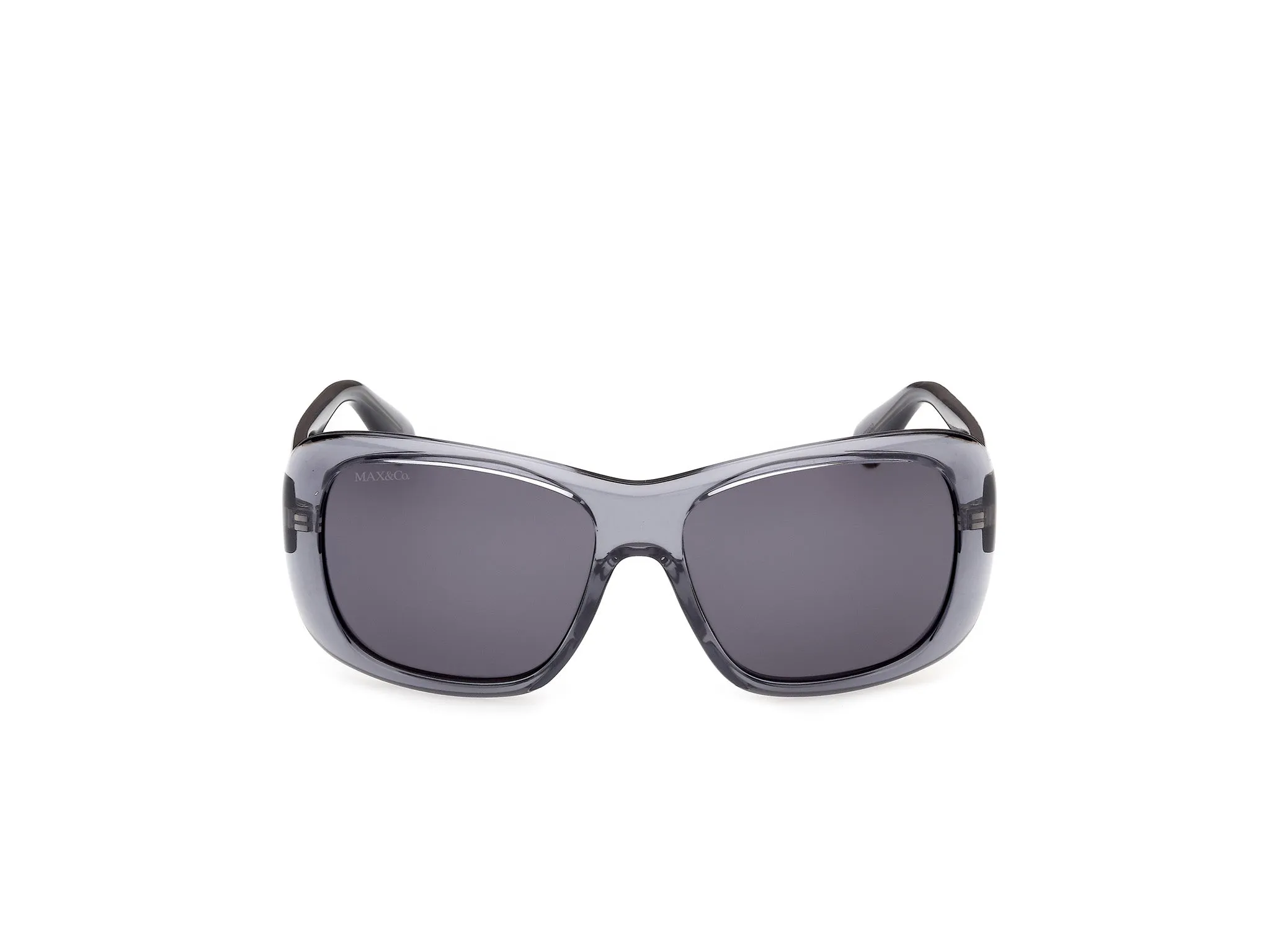 MAX&Co MO0177 84A Occhiali da sole Iniettato Blu Fumo Squadrata Normale - immagine 2