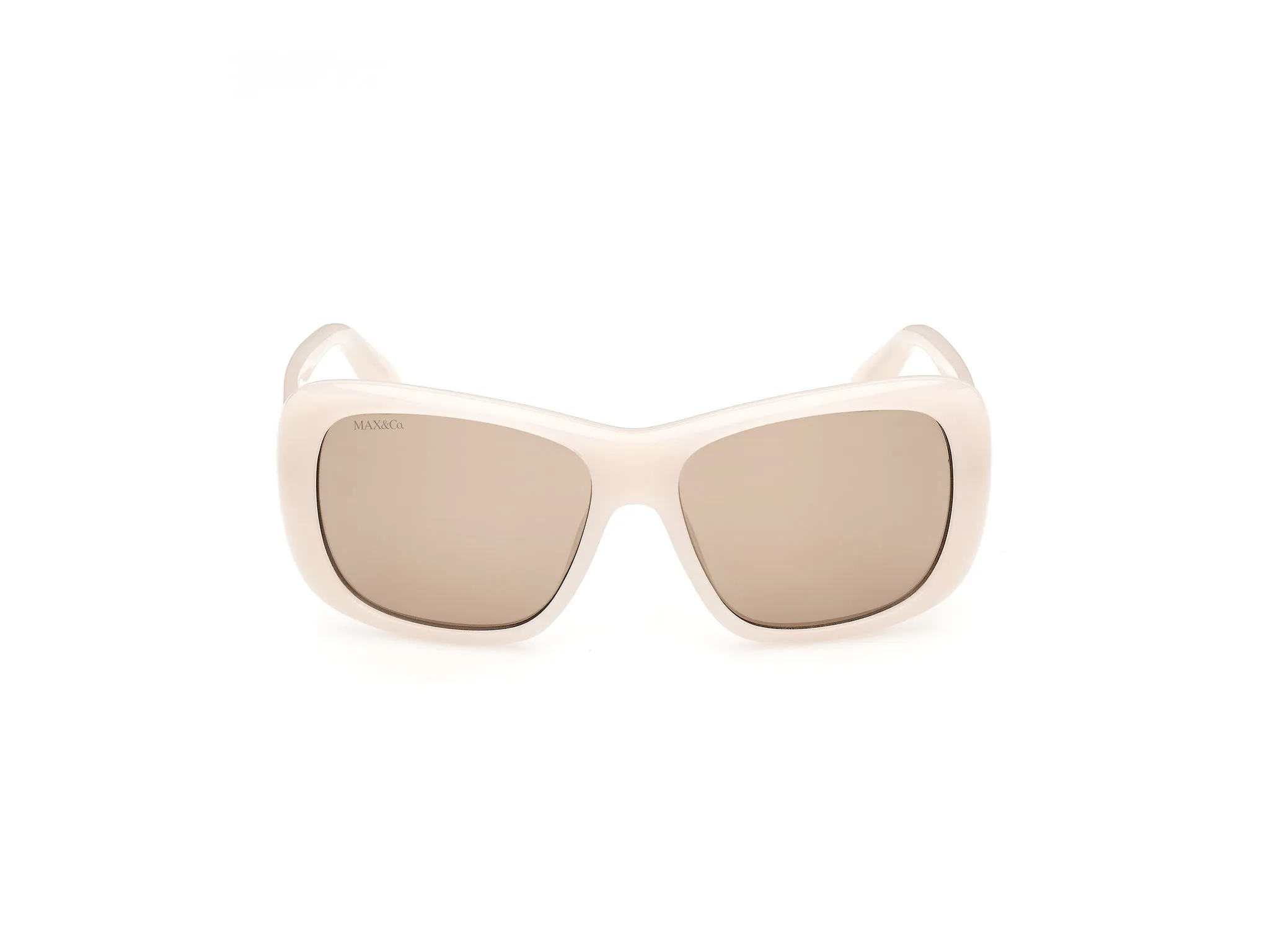 MAX&Co MO0177 57E Occhiali da sole Iniettato Beige Marrone Squadrata Normale - immagine 2