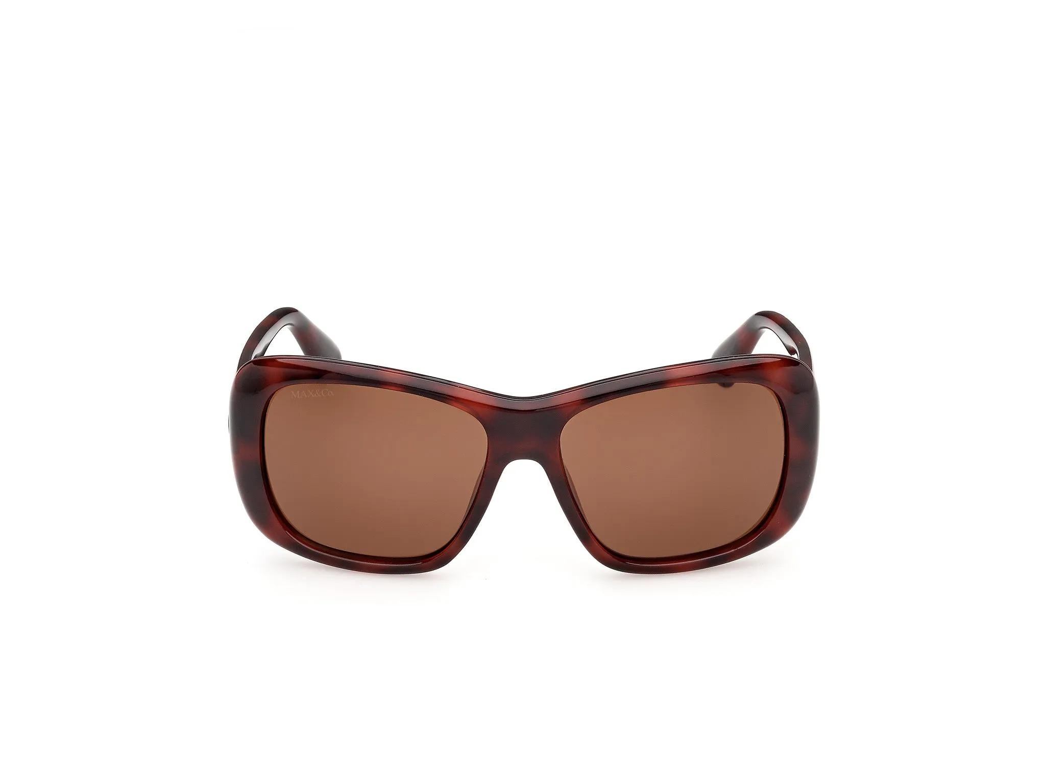 MAX&Co MO0177 52E Occhiali da sole Iniettato Havana Marrone Squadrata Normale - immagine 2