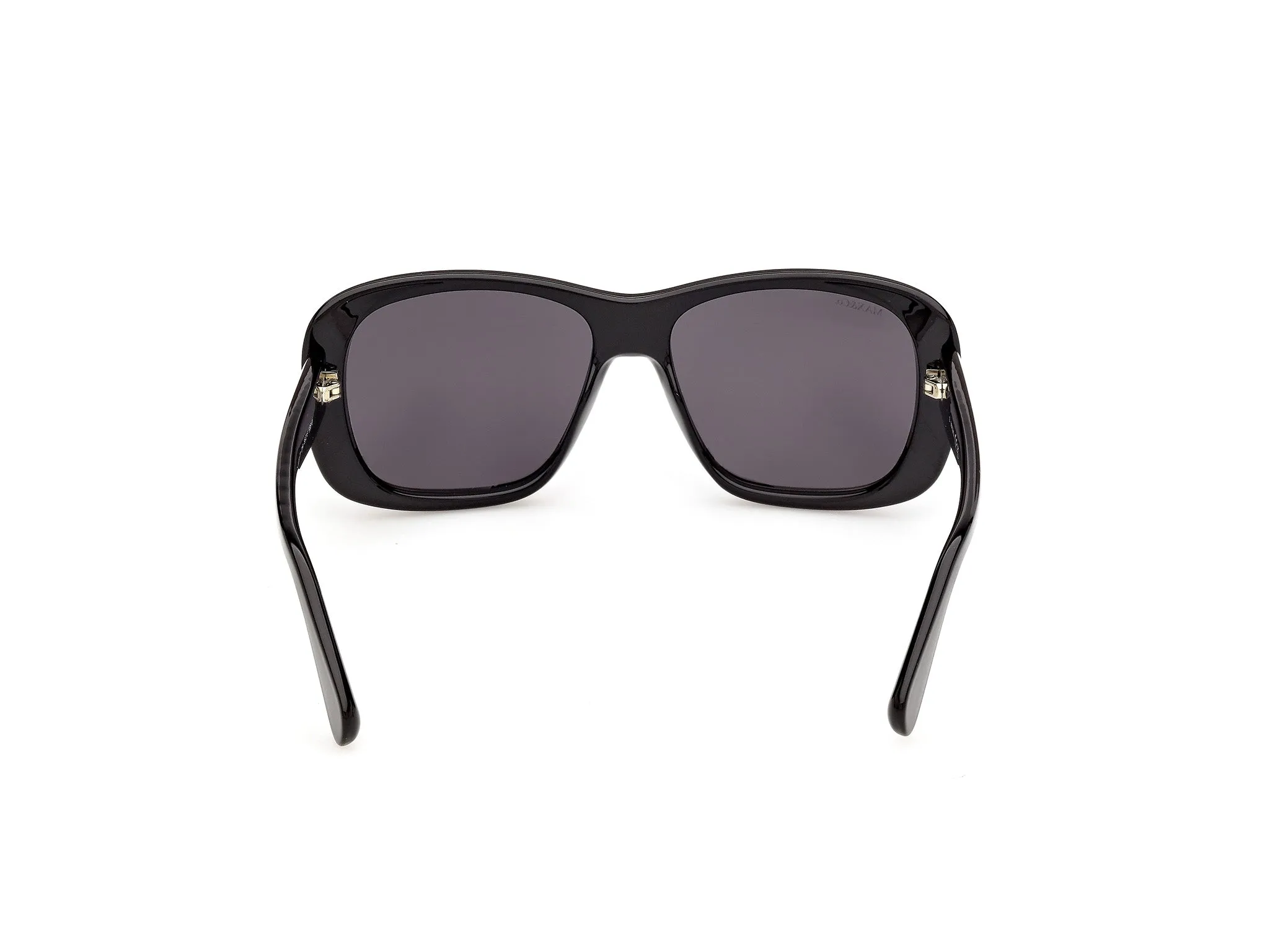 MAX&Co MO0177 01A Occhiali da sole Iniettato Nero Fumo Squadrata Normale - immagine 4