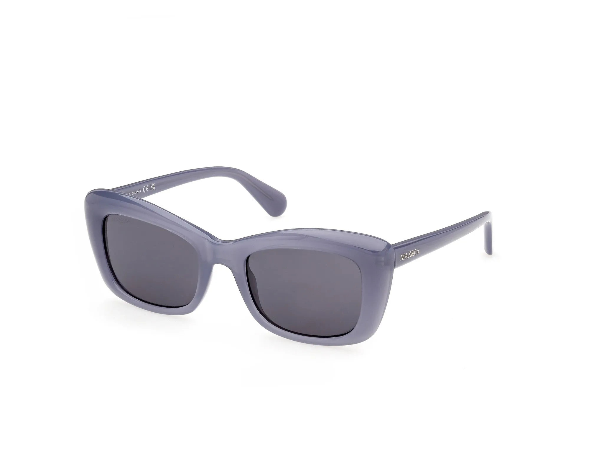 MAX&Co MO0176 84A Occhiali da sole Iniettato Blu Fumo Farfalla Normale - immagine 1