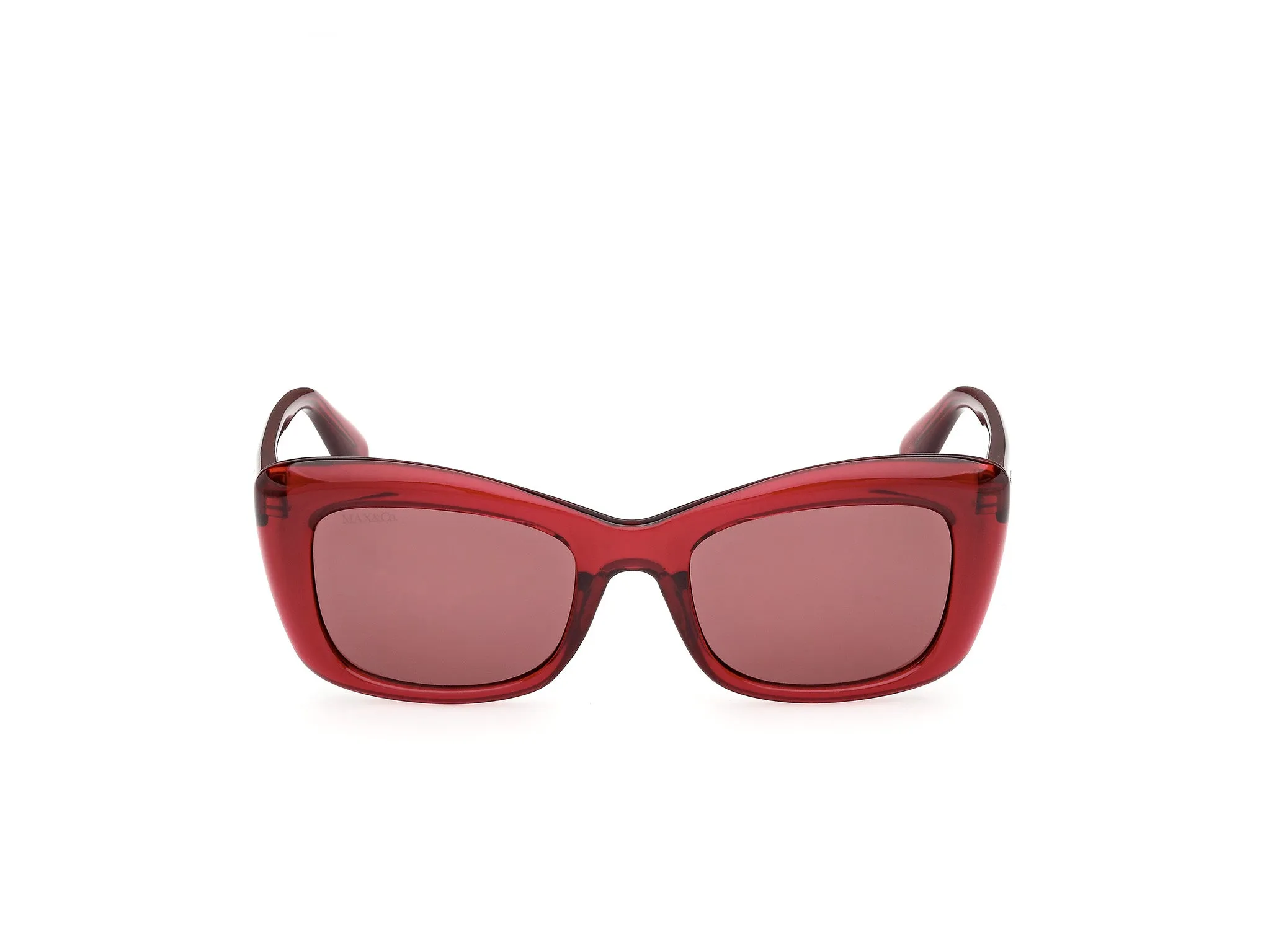 MAX&Co MO0176 75S Occhiali da sole Iniettato Fucsia Bordeaux Farfalla Normale - immagine 2