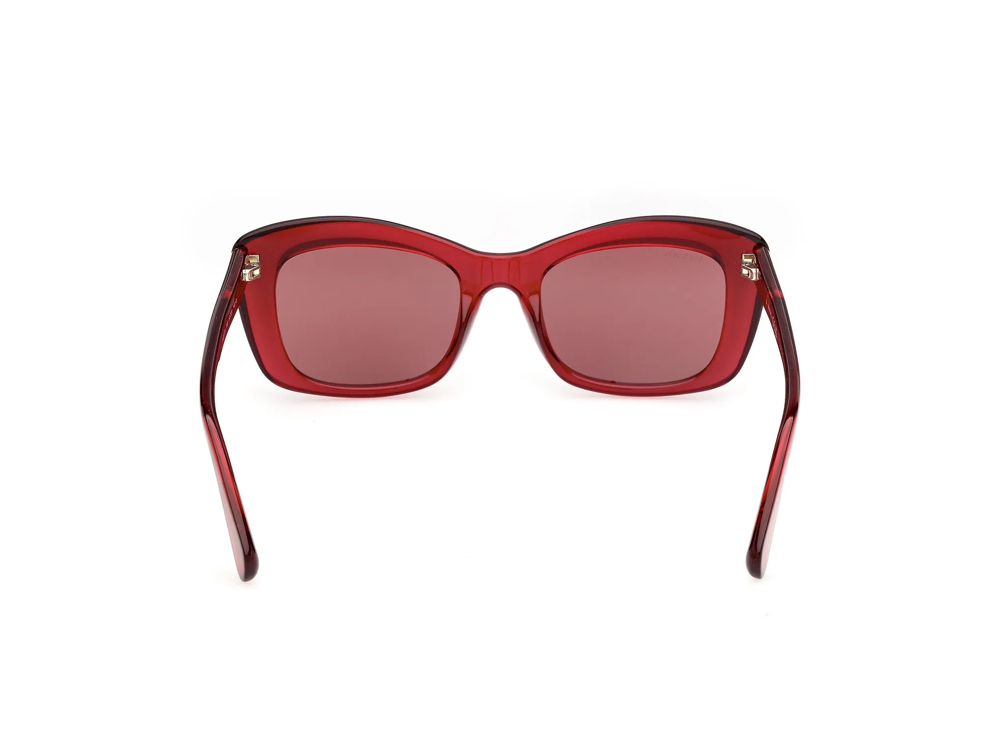 MAX&Co MO0176 75S Occhiali da sole Iniettato Fucsia Bordeaux Farfalla Normale - immagine 4