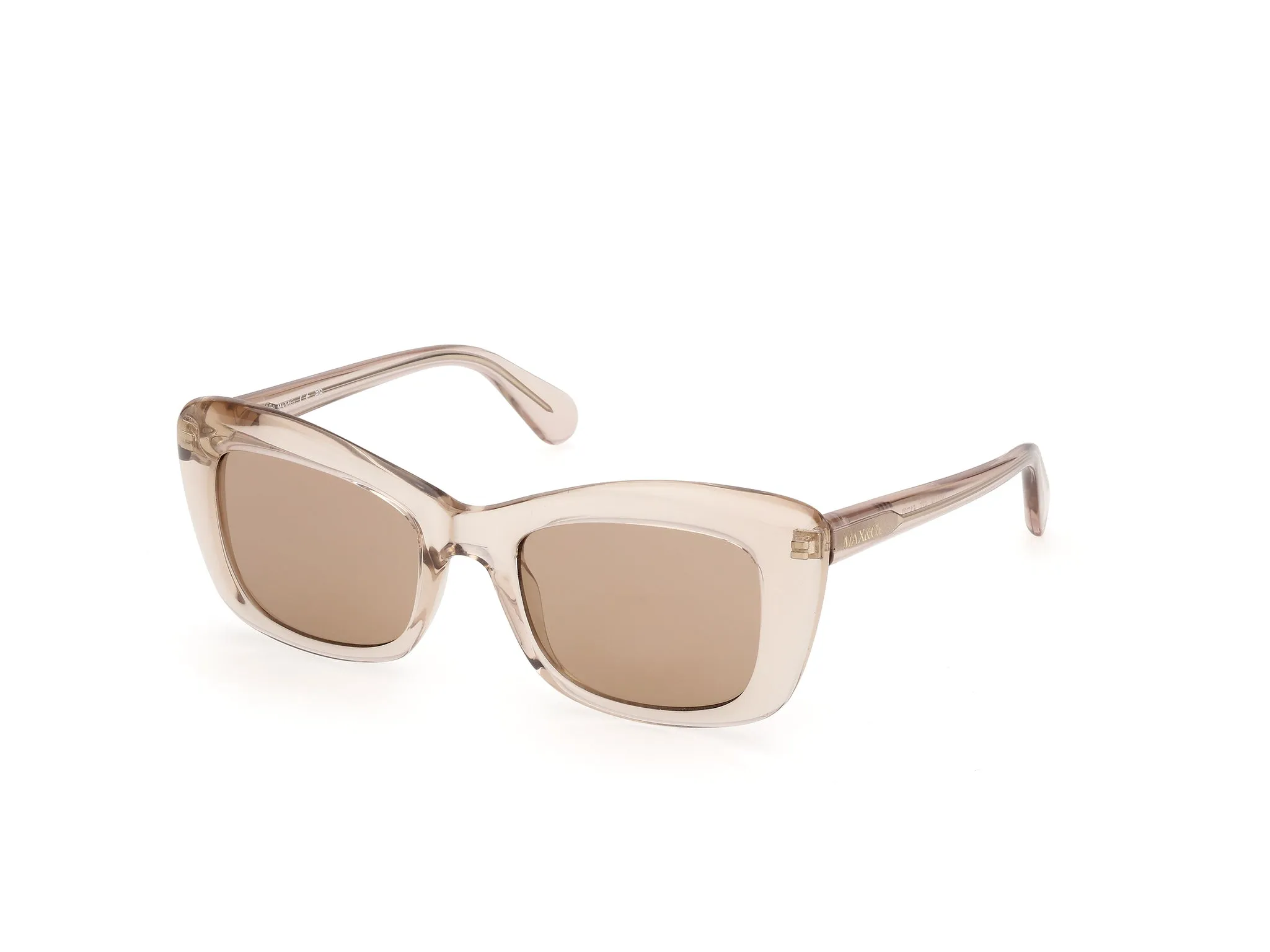 MAX&Co MO0176 57E Occhiali da sole Iniettato Beige Marrone Farfalla Normale - immagine 1