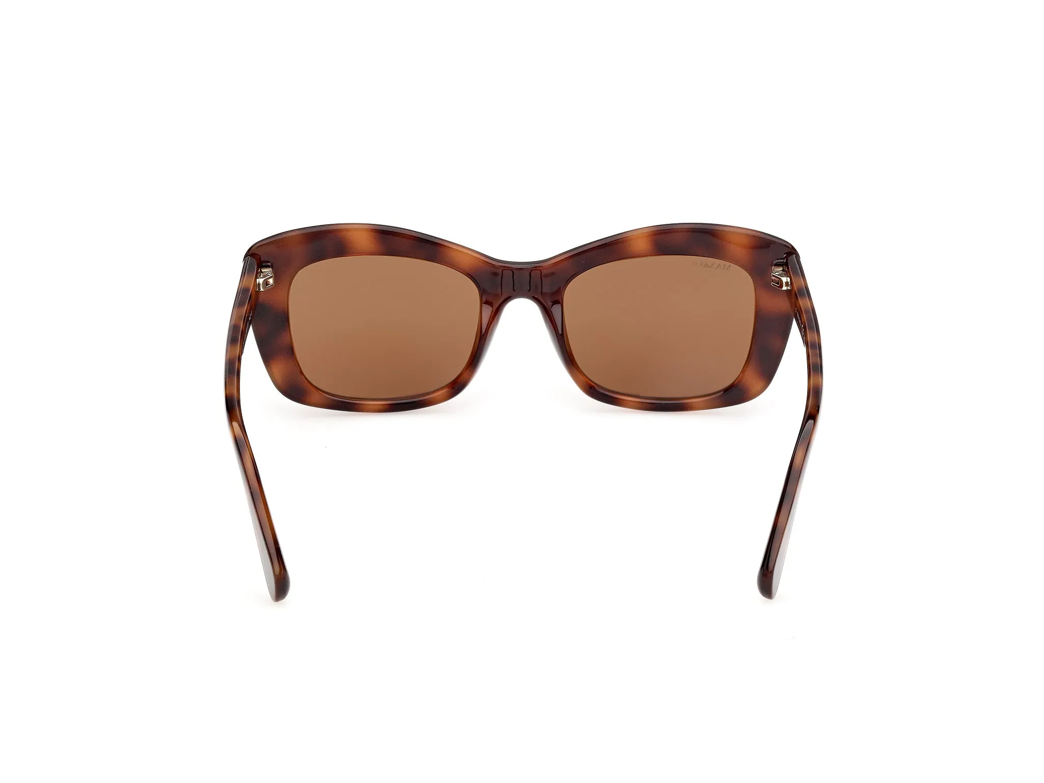 MAX&Co MO0176 52E Occhiali da sole Iniettato Havana Marrone Farfalla Normale - immagine 4