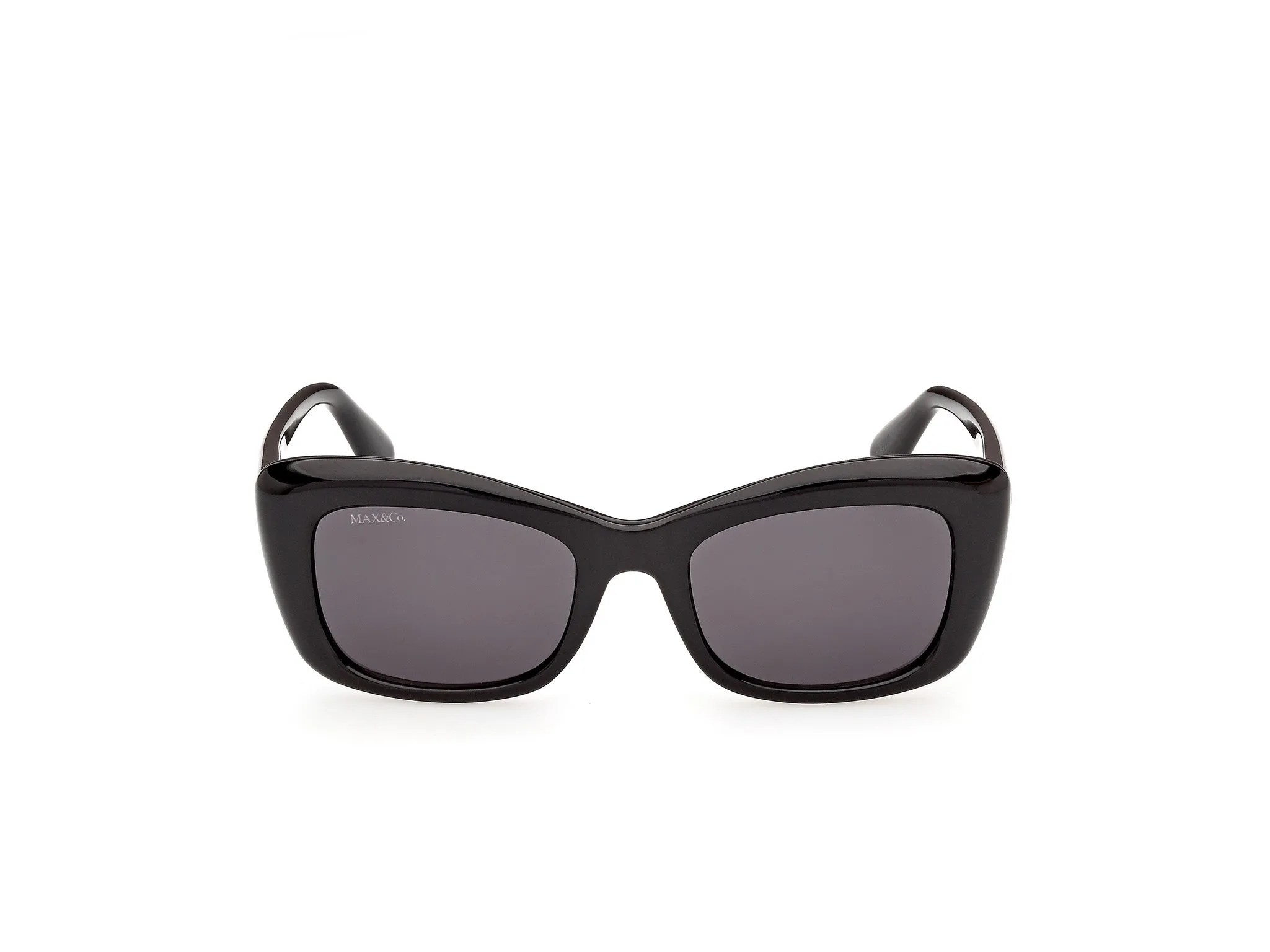 MAX&Co MO0176 01A Occhiali da sole Iniettato Nero Fumo Farfalla Normale - immagine 2