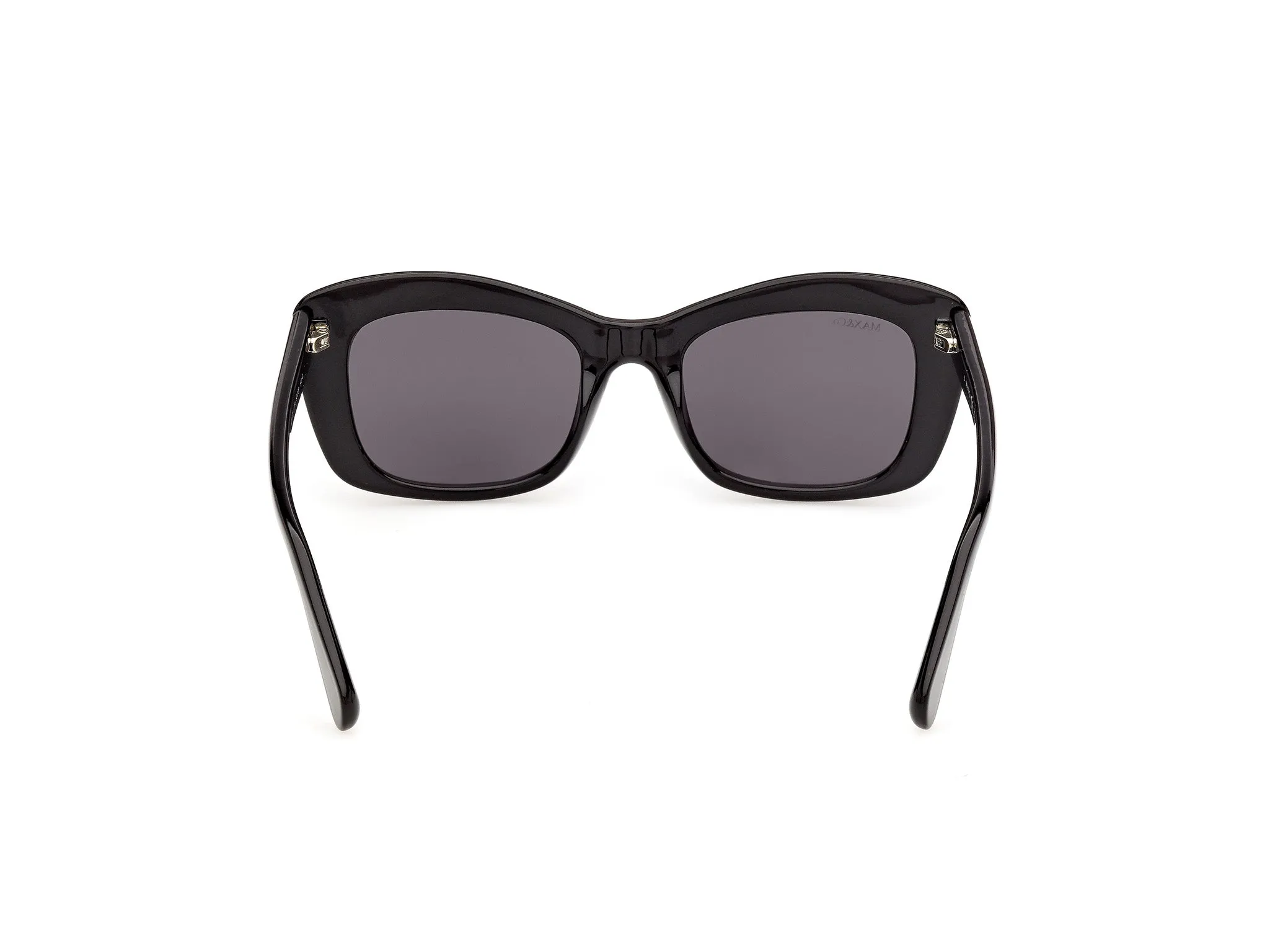MAX&Co MO0176 01A Occhiali da sole Iniettato Nero Fumo Farfalla Normale - immagine 4