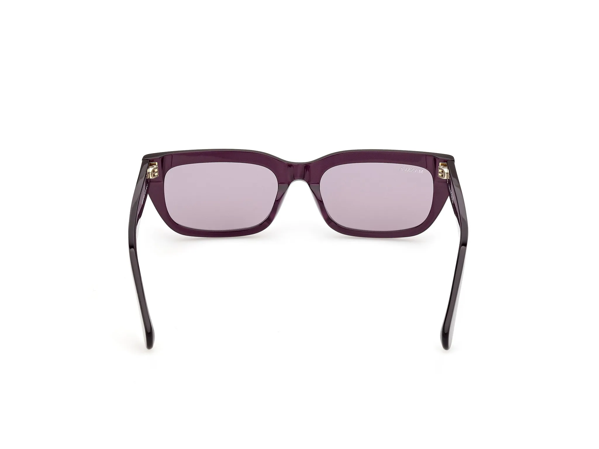 MAX&Co MO0175 83A Occhiali da sole Acetato Viola Fumo Squadrata Normale - immagine 4