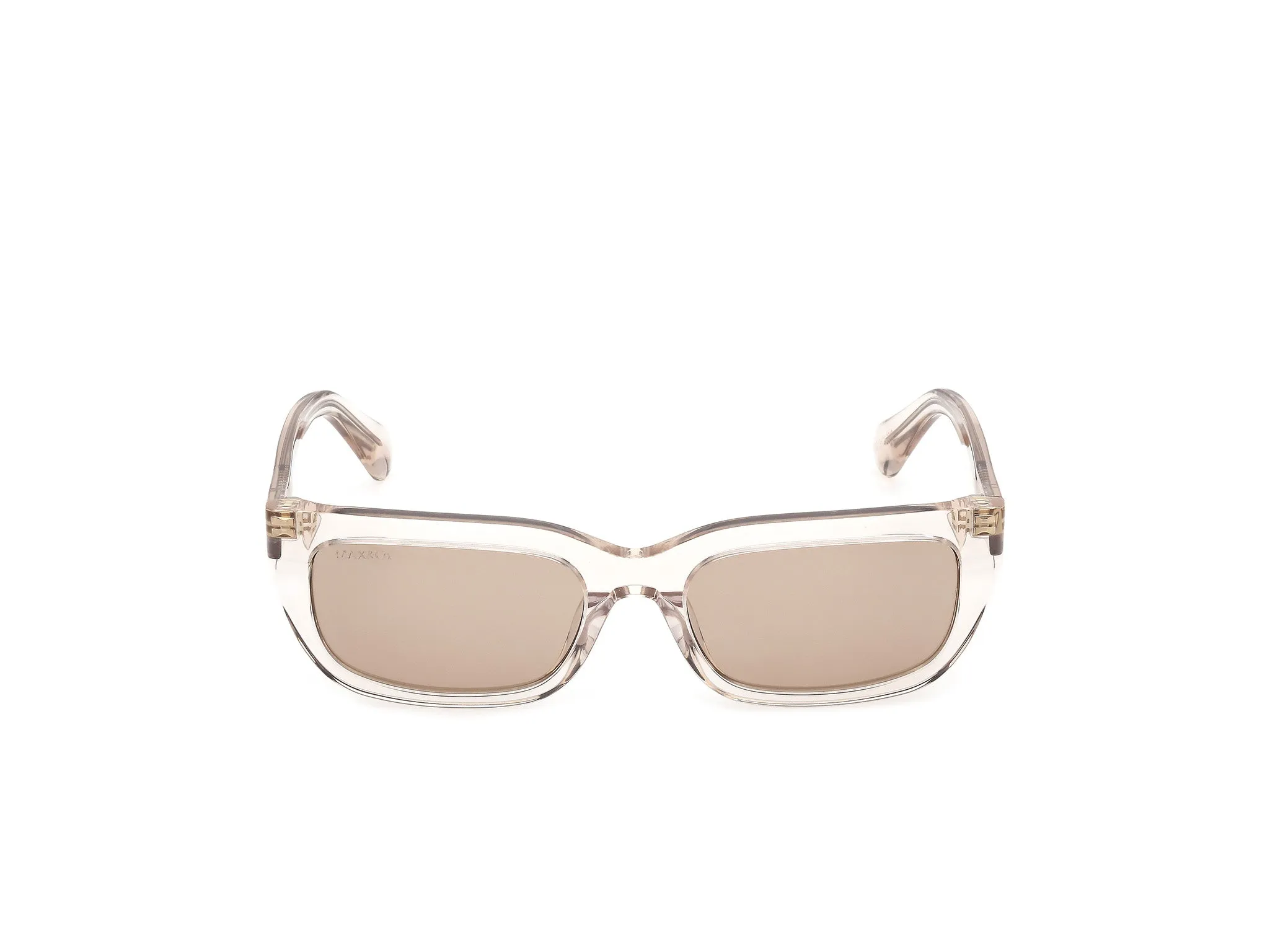 MAX&Co MO0175 57E Occhiali da sole Acetato Beige Marrone Squadrata Normale - immagine 2
